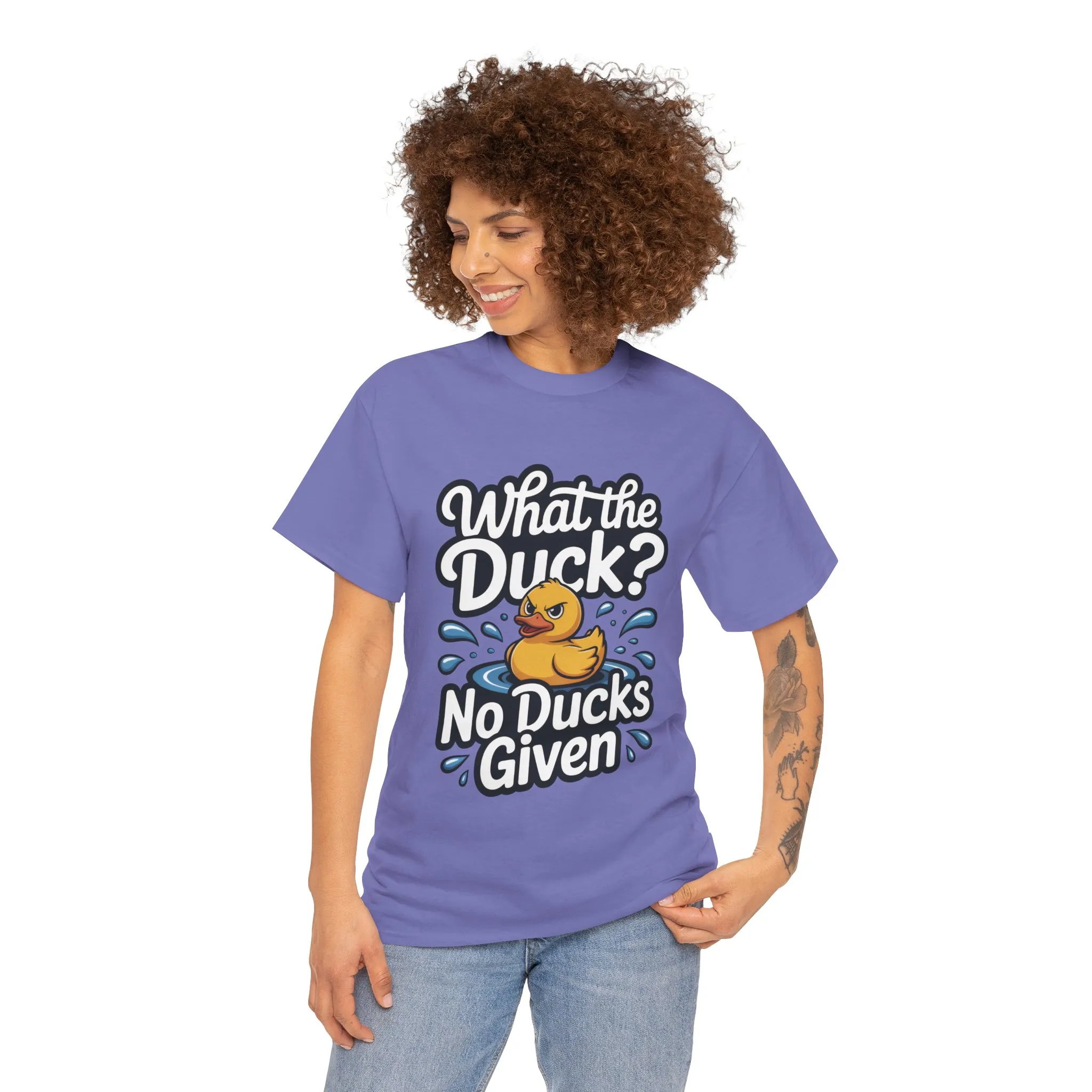What The Duck Funny Womens Shirt, No Ducks Given T-Shirt, Cute Sarcastic Duck Tee, Sassy Rubber Duck Graphic Shirt, Humor Gift For Her - Image 17