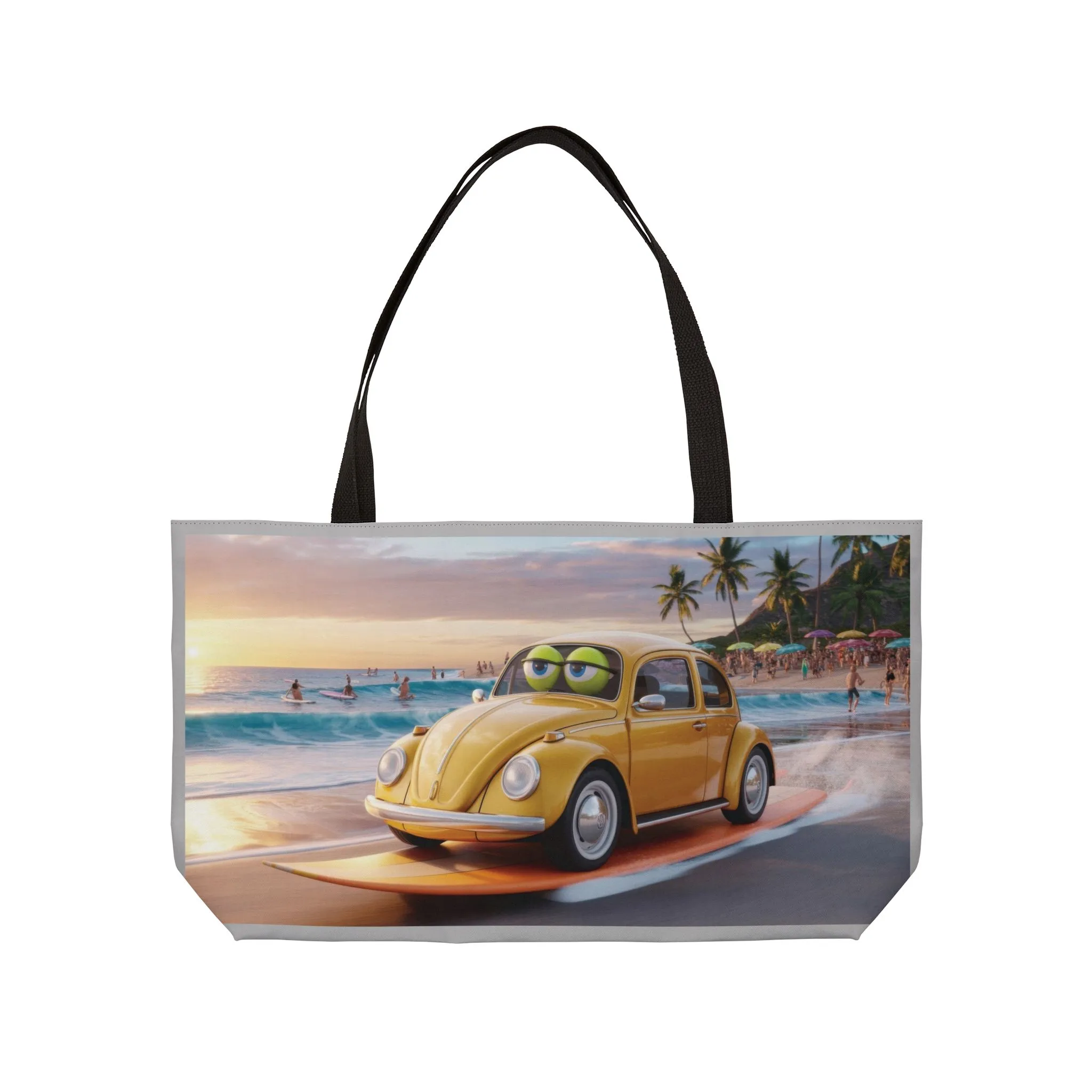 Beach Vibes Weekender Tote Bag, Perfect for Travel, Summer Adventures, Beach Days, Lightweight, Durable, Vacation Essentials - Image 2