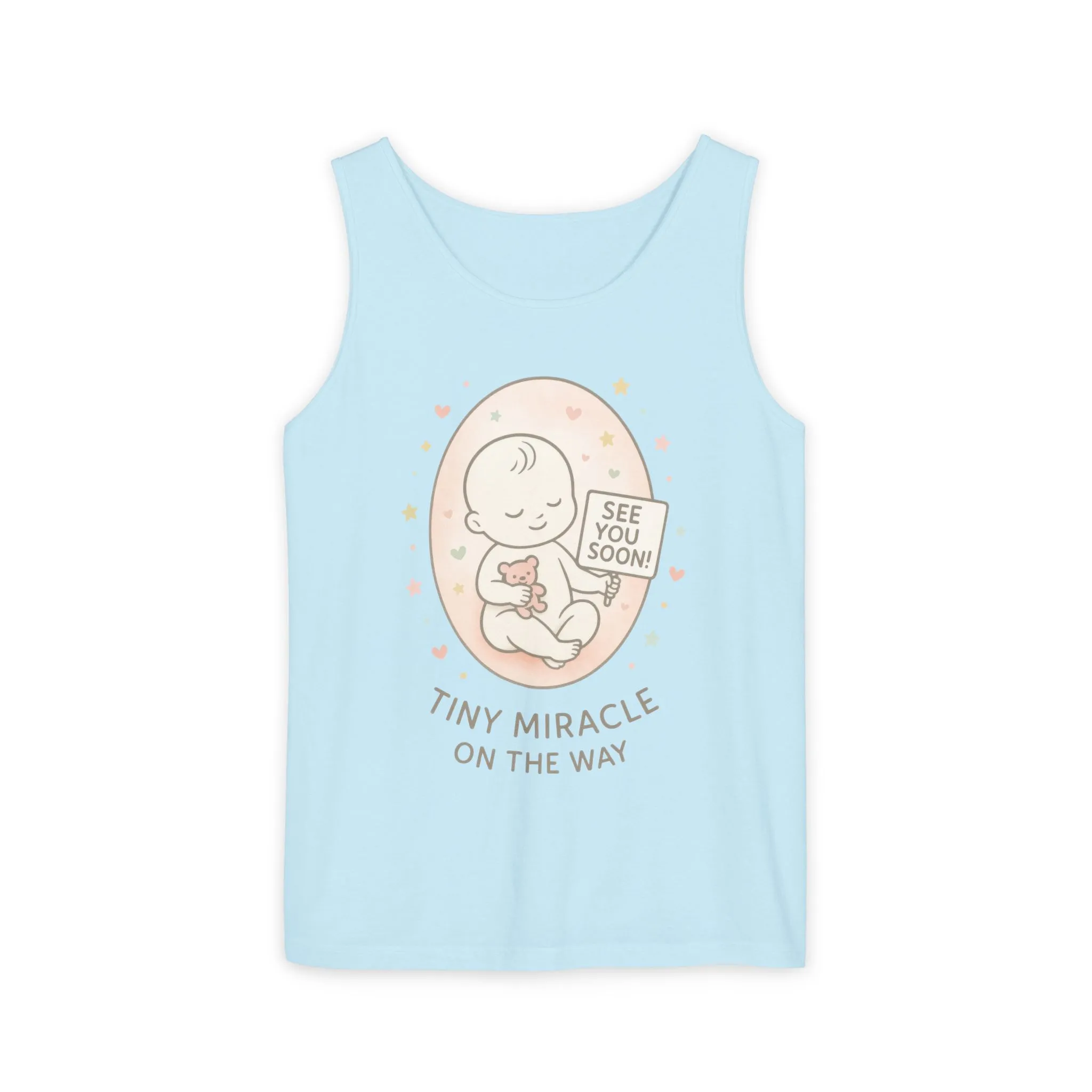 Coming Soon Maternity Tank Top, Cute Baby Pregnancy Announcement Shirt, Expecting Mom Gift, Gender Reveal Tee, Baby Shower Gift - Image 13
