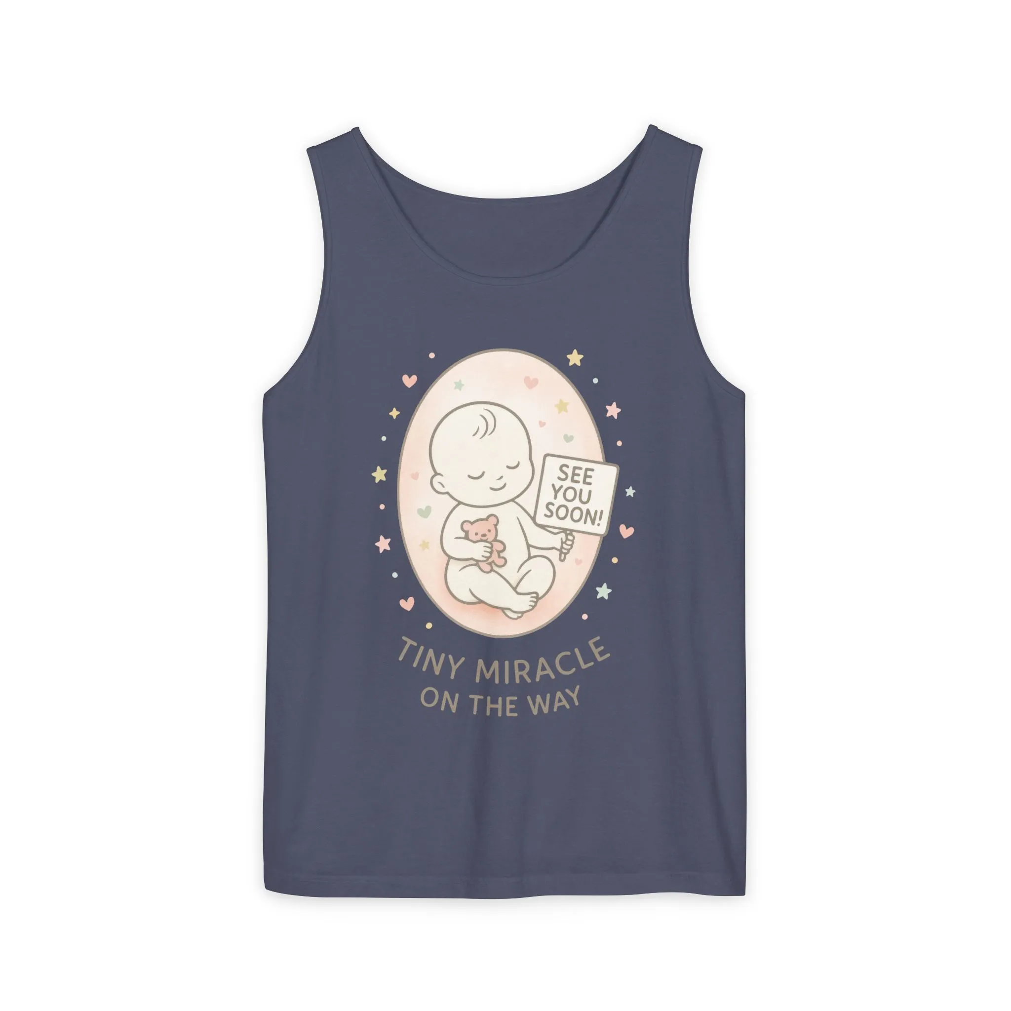 Coming Soon Maternity Tank Top, Cute Baby Pregnancy Announcement Shirt, Expecting Mom Gift, Gender Reveal Tee, Baby Shower Gift - Image 15
