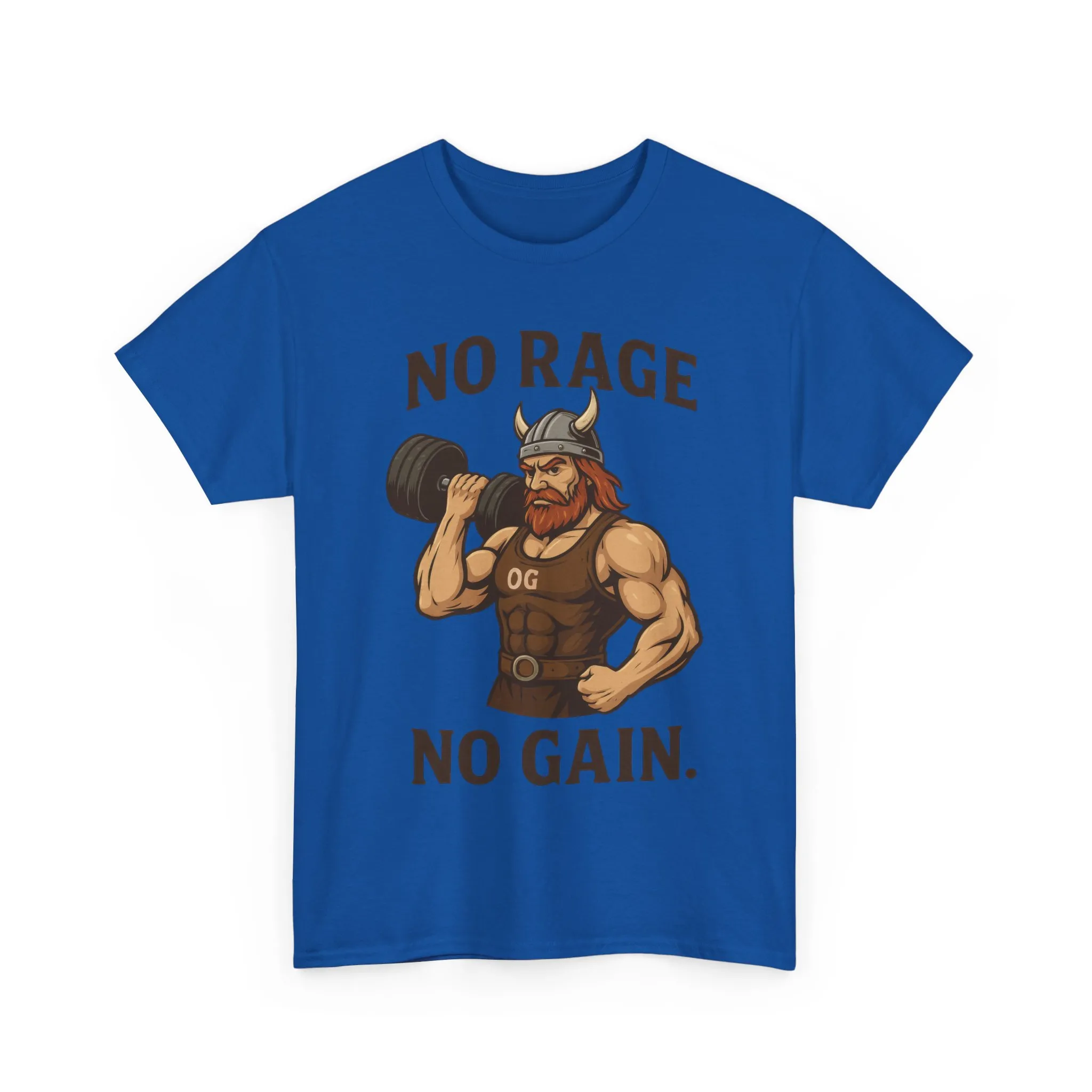 No Rage No Gain Viking Gym Shirt, Funny Muscle Workout Tee, Barbarian Fitness T-Shirt for Men, Powerlifting Humor Shirt, Viking Lifting Gift - Image 25