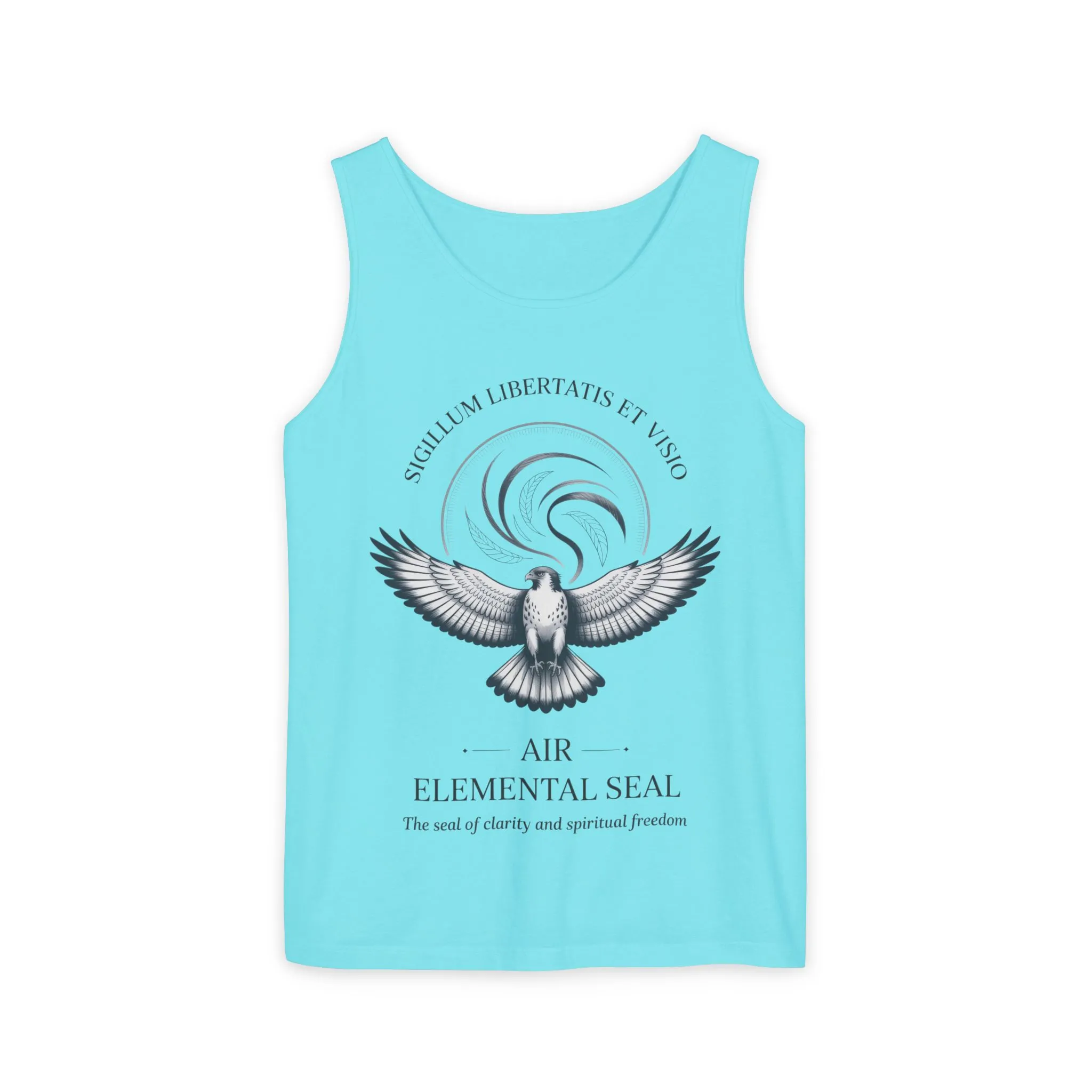 Air Elemental Seal Tank Top, Clarity & Spiritual Freedom Symbol Tee, Unisex Elemental Shirt, Vision Totem Gift, Spiritual Gift - Image 19