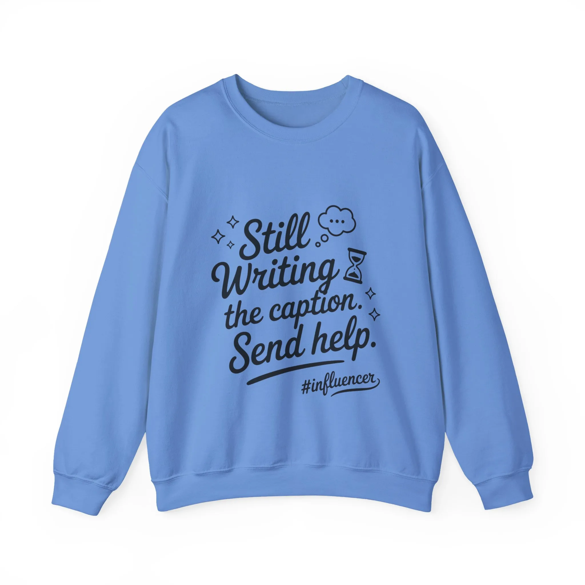 Funny Influencer Womens Sweatshirt, Cozy Oversized Crewneck, Social Media Humor Gift, Influencer Sweatshirt for Writers, social media gift - Image 28