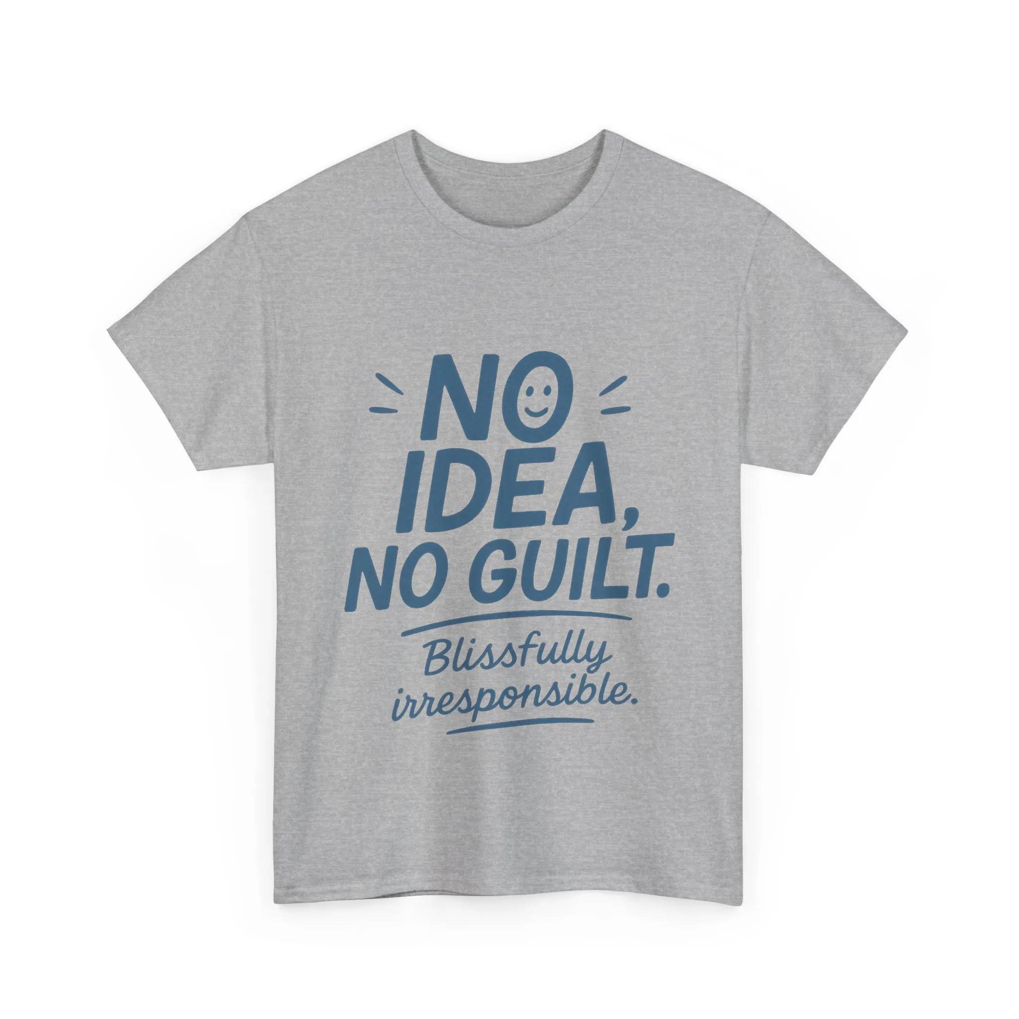 Funny No Idea Womens T-Shirt, No Guilt Quote Shirt, Irresponsible Humor Tee, Relaxed Fit Gift for Her, Funny Quote Shirt, Funny Quote Shirt - Image 10