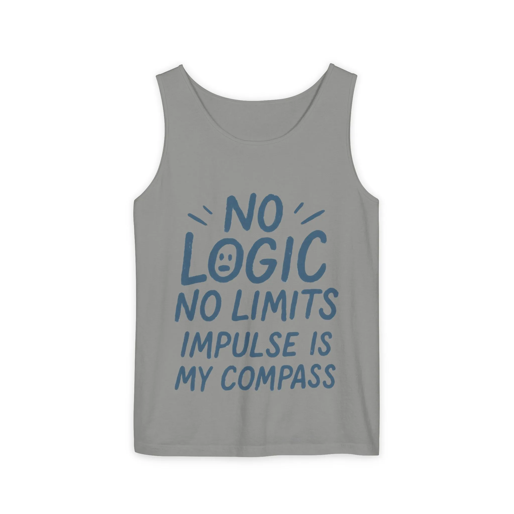 Funny No Logic Womens Tank Top, No Limits Impulse Quote, Carefree Graphic Tee, Gym Apparel for Women, Fitness Gift, Casual Summer Top - Image 11