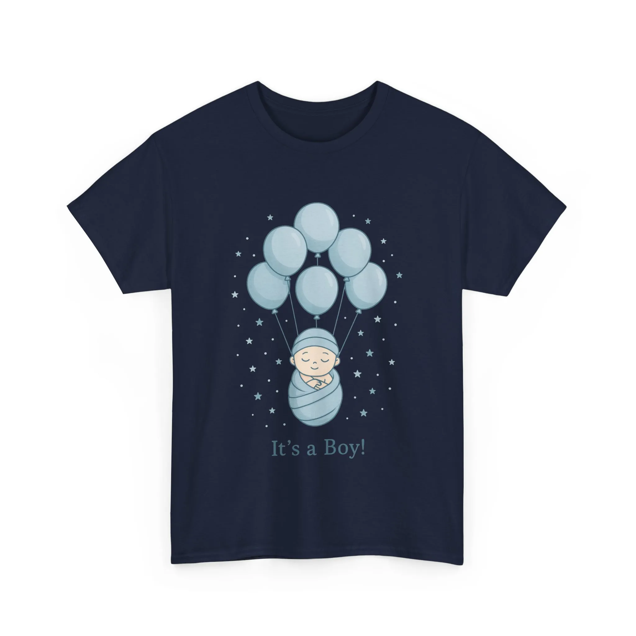 Its a Boy Maternity T-Shirt, Baby Boy Pregnancy Announcement Shirt, Gender Reveal Mom To Be Gift, Expecting Baby Shower Tee - Image 16