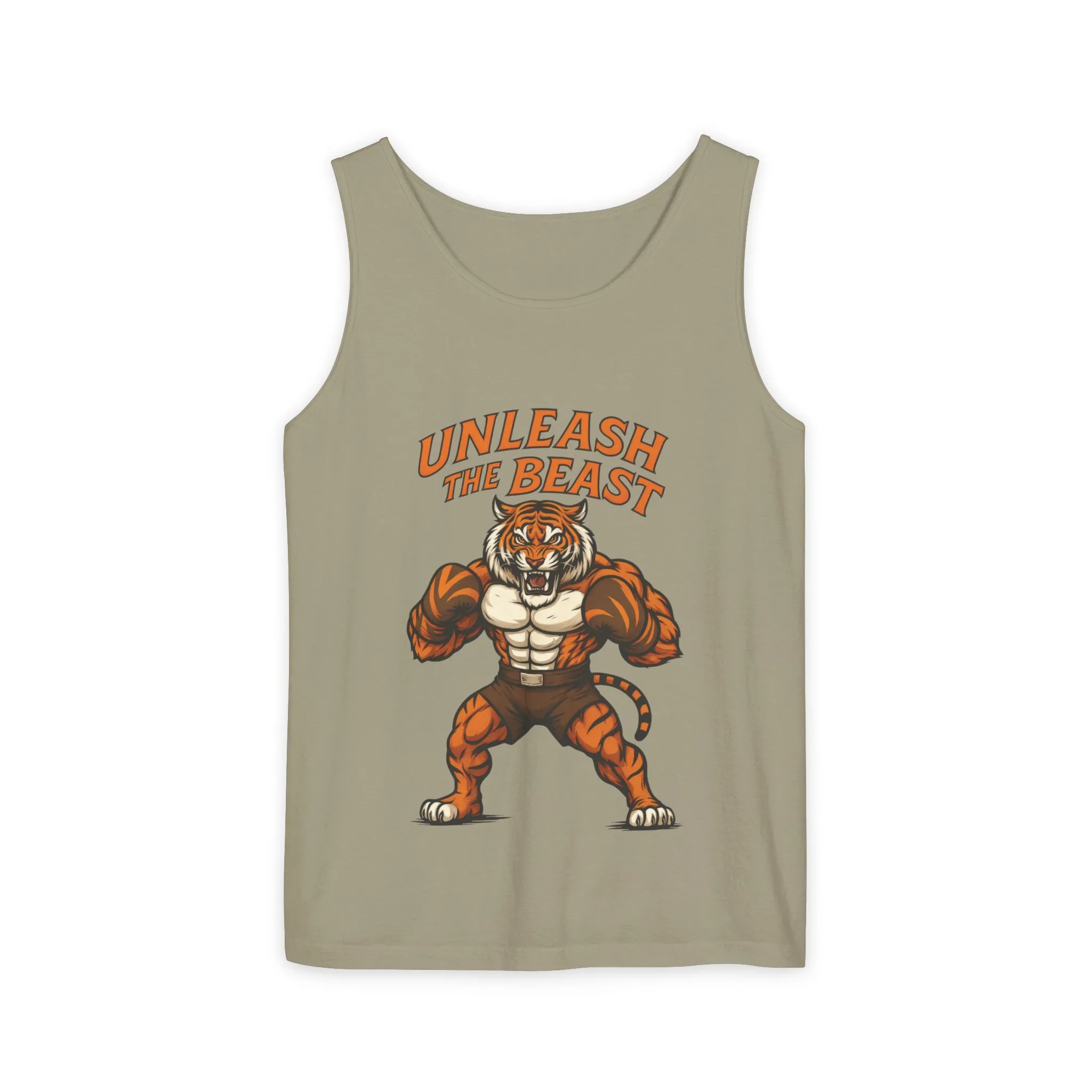 Unleash The Beast Tiger Gym Tank Top - Mens Workout Muscle Tank, Fitness Motivation Sleeveless Shirt, Bodybuilding Top, Strong Beast Gym Top - Image 4