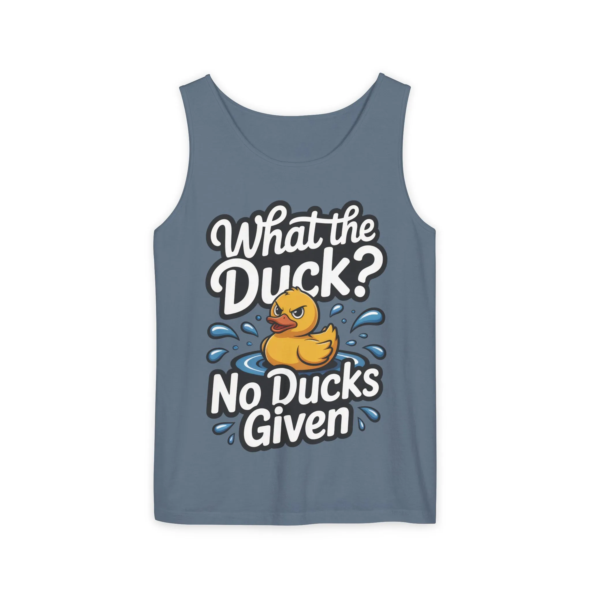 Funny Duck Tank Top for Summer - No Ducks Given Tee - What The Duck Mens T-Shirt - Sarcastic Rubber Duck Graphic, Humor Gift For Him - Image 14