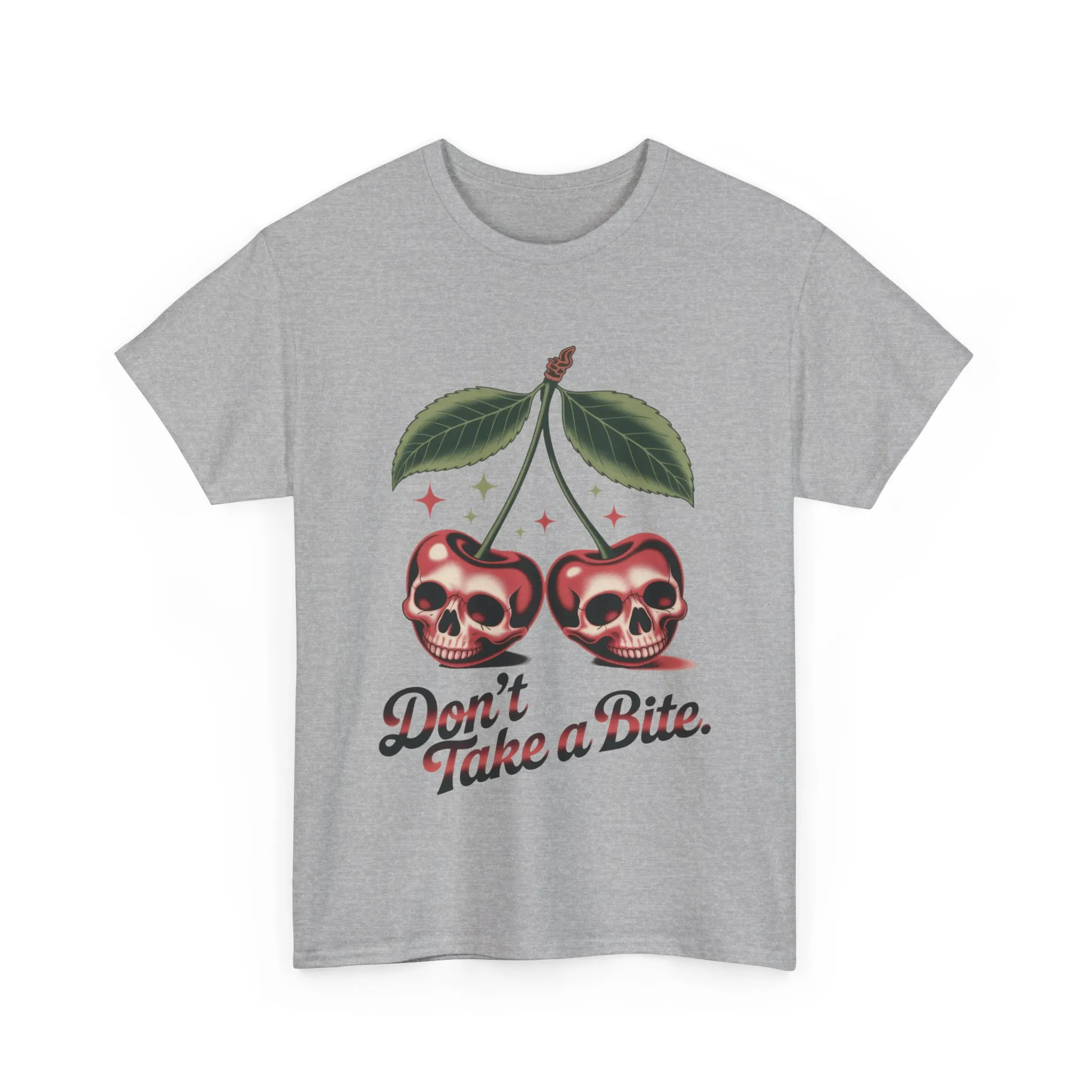 Skull Cherry Womens Graphic Tee, Edgy Tee, Unique Gift, Halloween Apparel, Cute Gothic Fruit Graphic Tee for Women, Funny Dark Style Shirt - Image 7