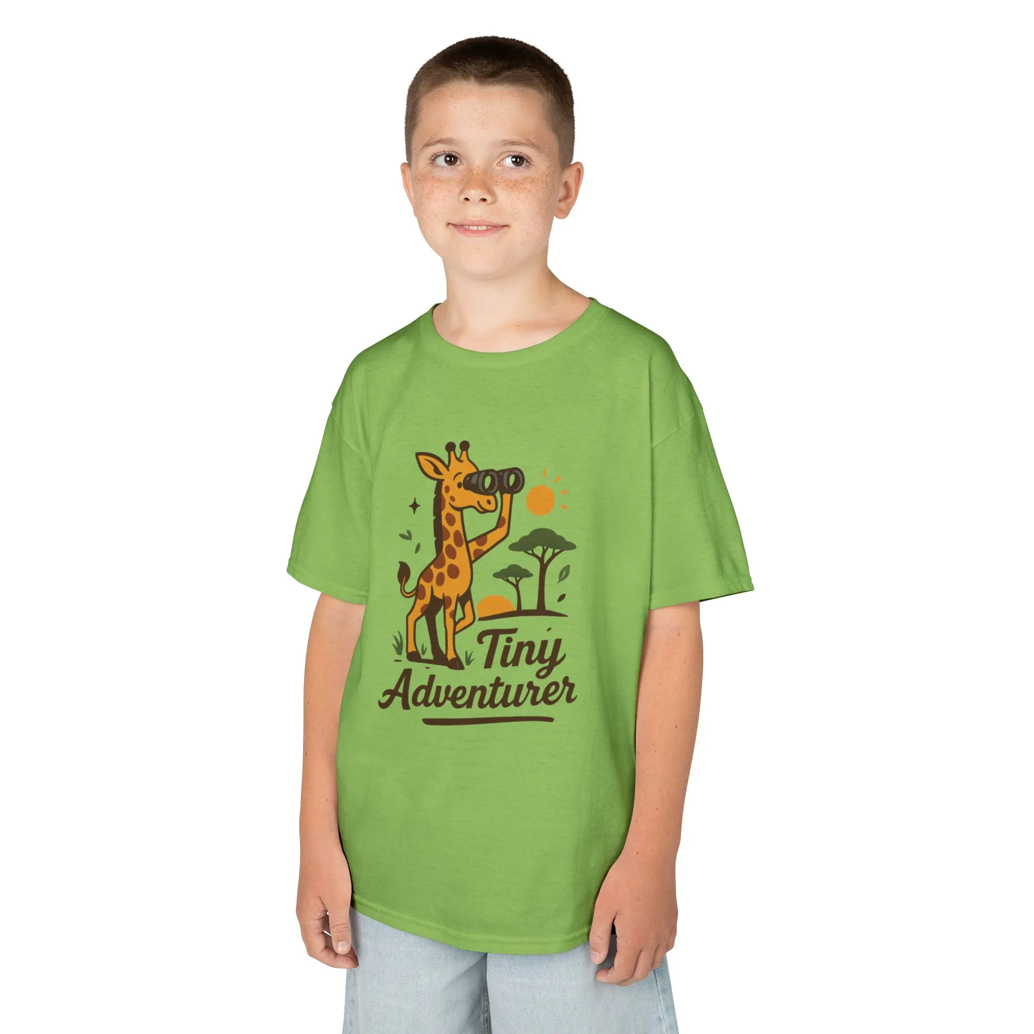 Tiny Adventurer Kids Tee, Giraffe T-Shirt, Children's Nature Shirt, Fun Kids Apparel, Birthday Gift for Boys and Girls - Image 9