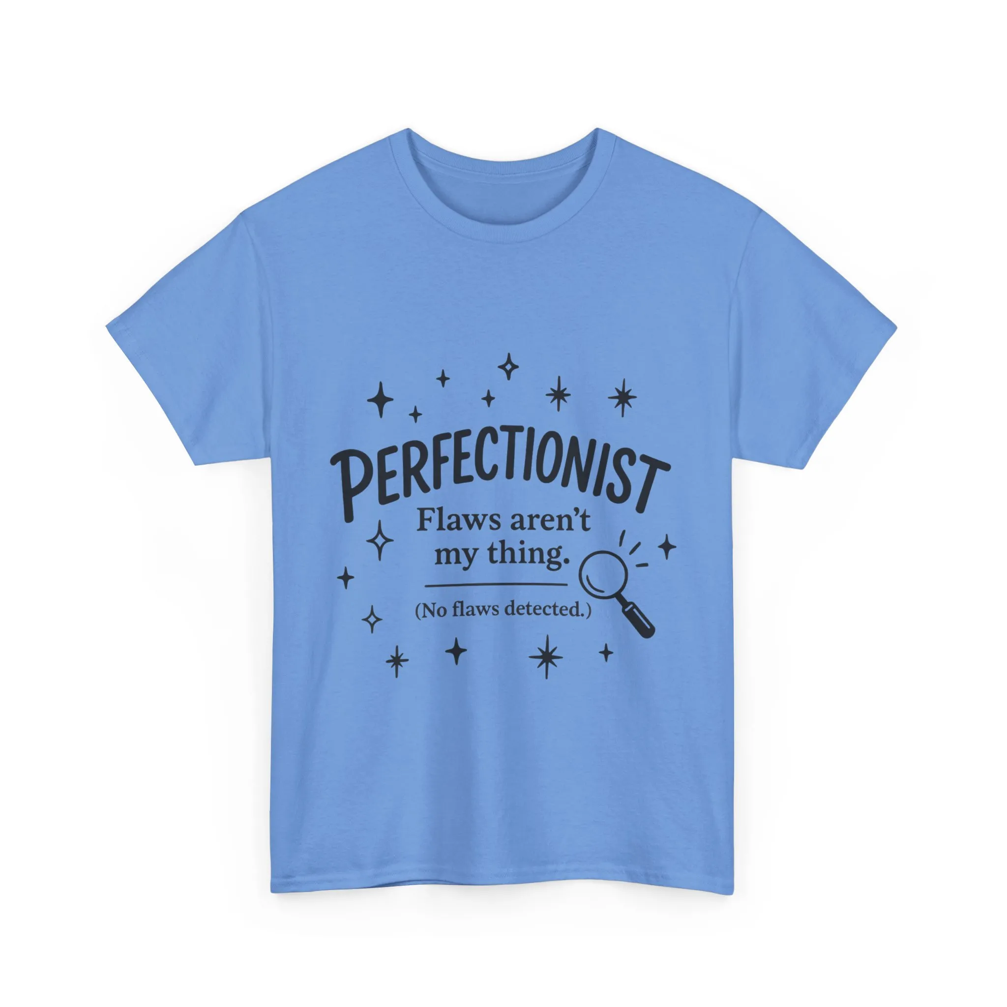 Funny Perfectionist T-Shirt for Women, No Flaws Detected Graphic Tee, Minimalist Humor Shirt, Gift for OCD, Flawless Queen - Image 22