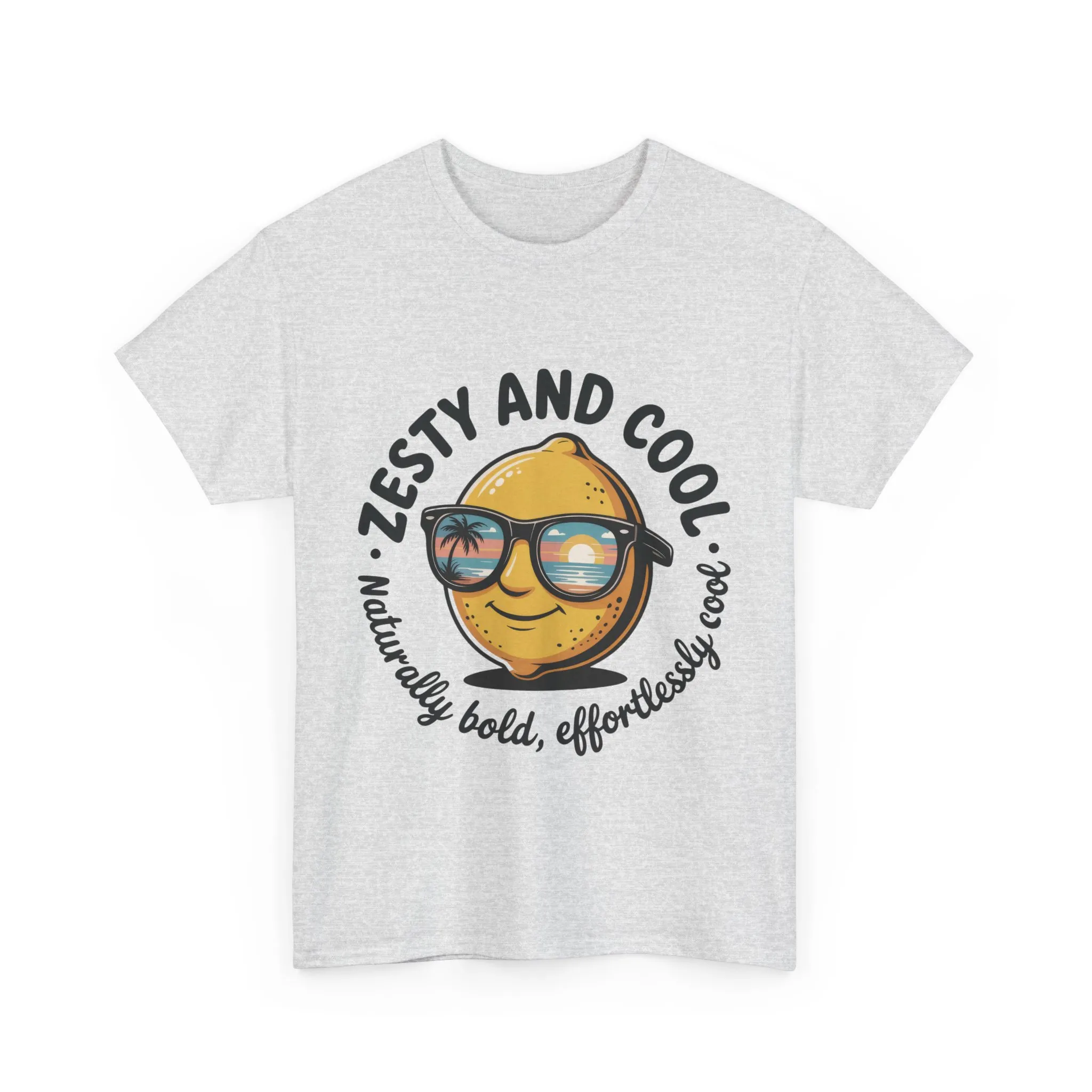 Zesty Lemon Tee, Womens Heavy Cotton T-Shirt, Funny Graphic Tee, Summer Apparel, Gift for Lemon Lovers, Casual Style, Funny Summer Tee - Image 31
