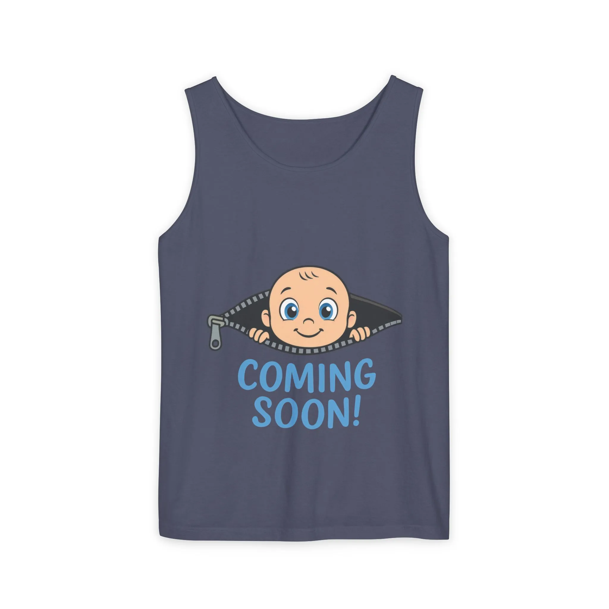 Coming Soon Maternity Tank Top, Cute Baby Boy Pregnancy Announcement Tee, Funny Expecting Mom Gift, Gender Reveal Tee, Baby Shower Top - Image 13