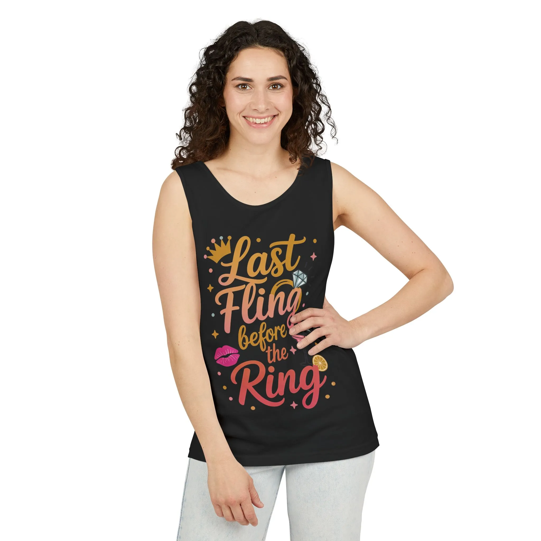 Last Fling Before the Ring T-Shirt, Bachelorette Party Tee, Bridesmaid Wedding Tee, Hen Party Shirts, Bridal Shower, Bridesmaids Gift - Image 16