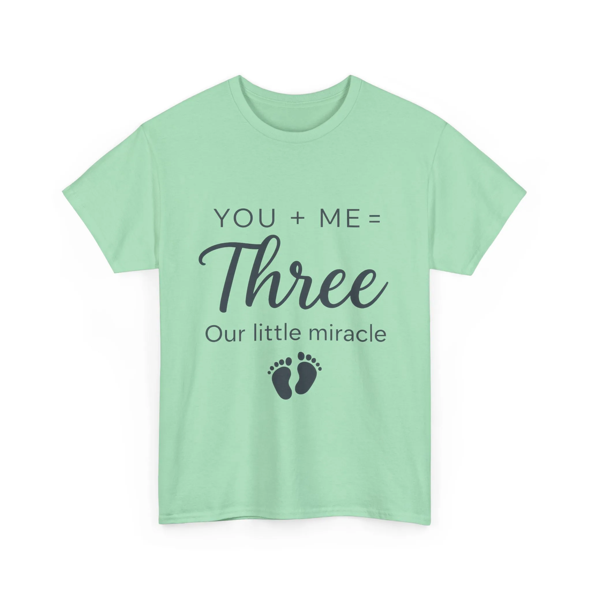 Maternity T-Shirt, Cute Pregnancy Announcement Shirt, Our Little Miracle Expecting Mom Gift, Baby Reveal Tee, Baby Showers Gift - Image 2