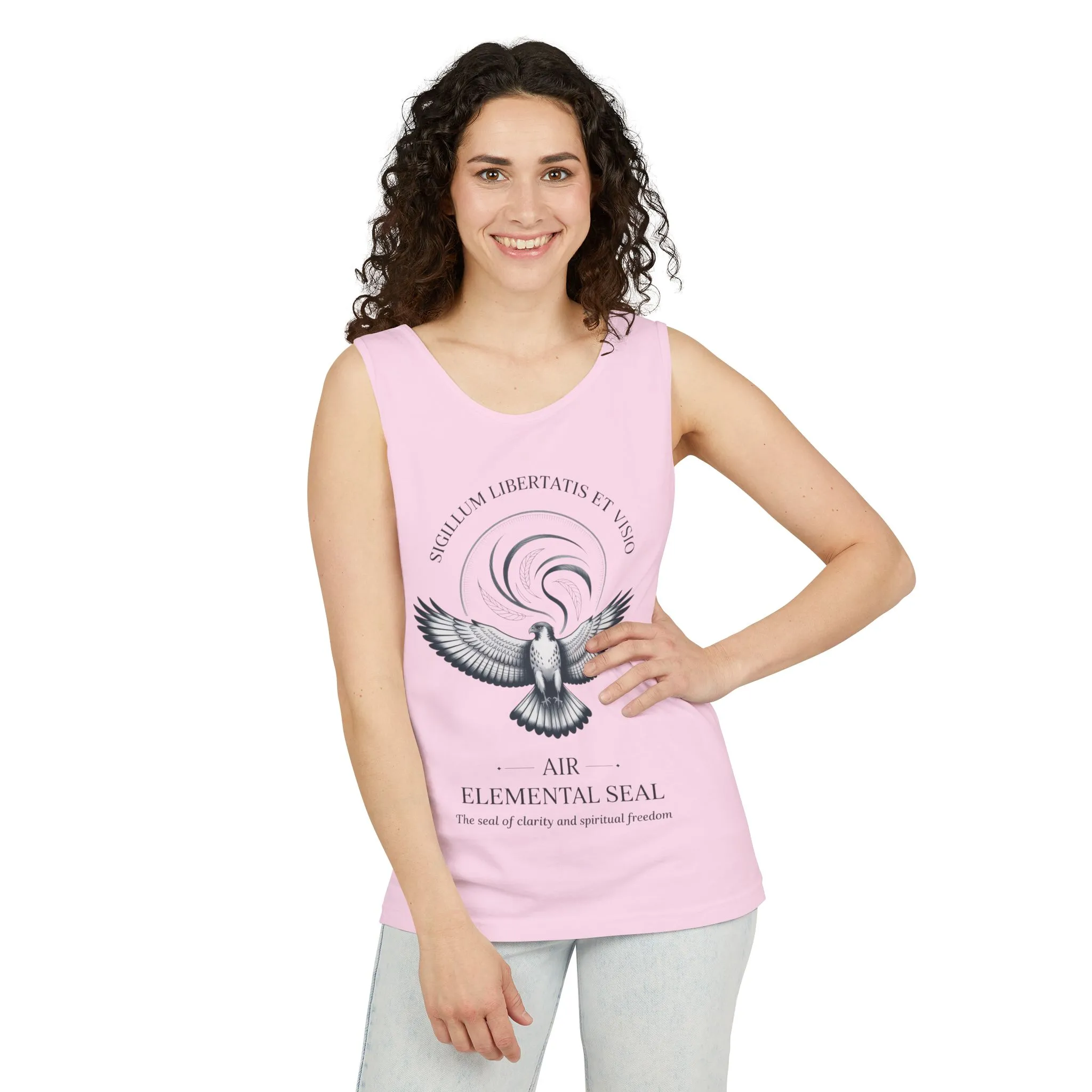 Air Elemental Seal Tank Top, Clarity & Spiritual Freedom Symbol Tee, Unisex Elemental Shirt, Vision Totem Gift, Spiritual Gift - Image 26