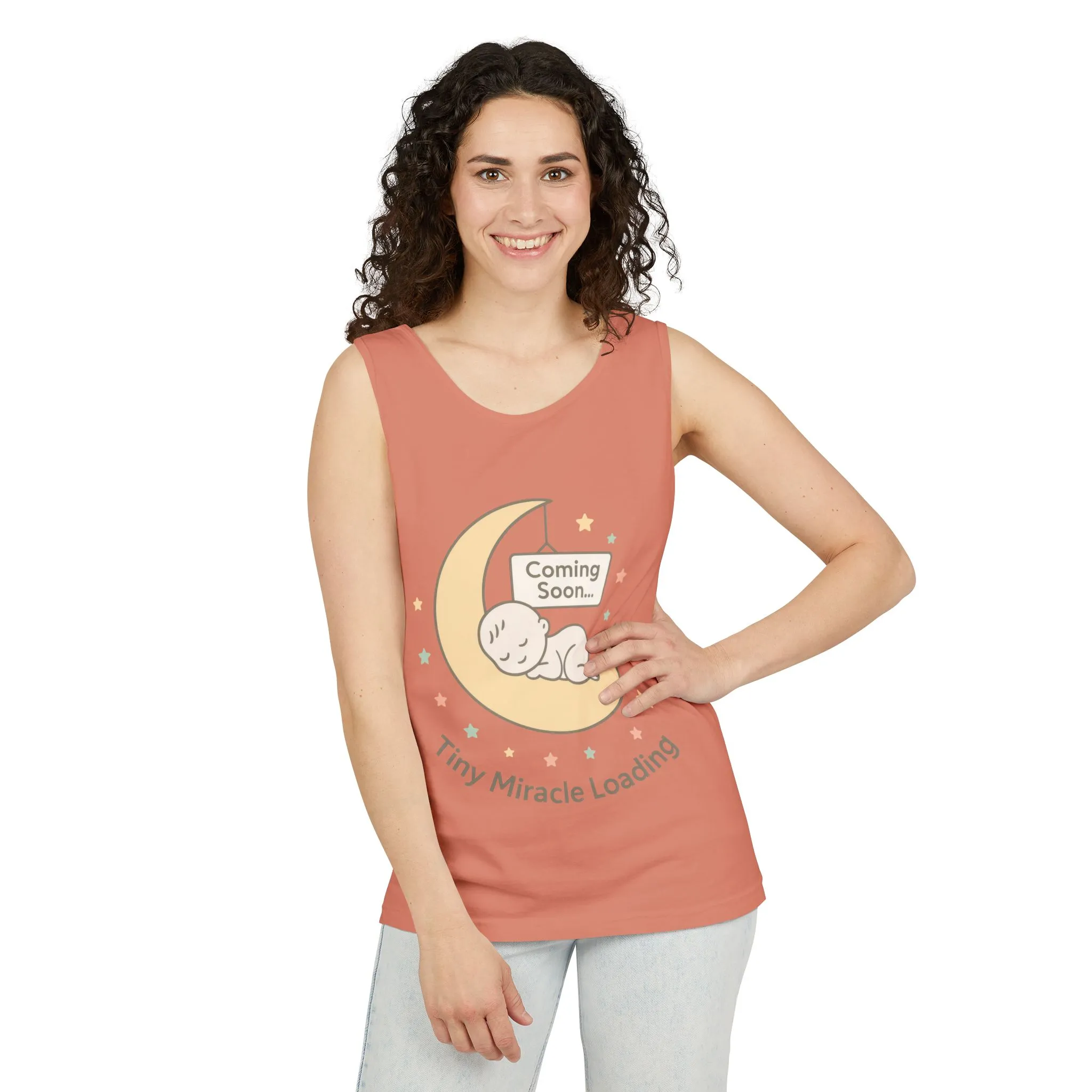 Maternity Tank Top, Coming Soon Pregnancy Announcement Top, Mom To Be Gift, Expecting Baby Reveal Tee, Baby Shower Top, Gender Reveal Top - Image 22