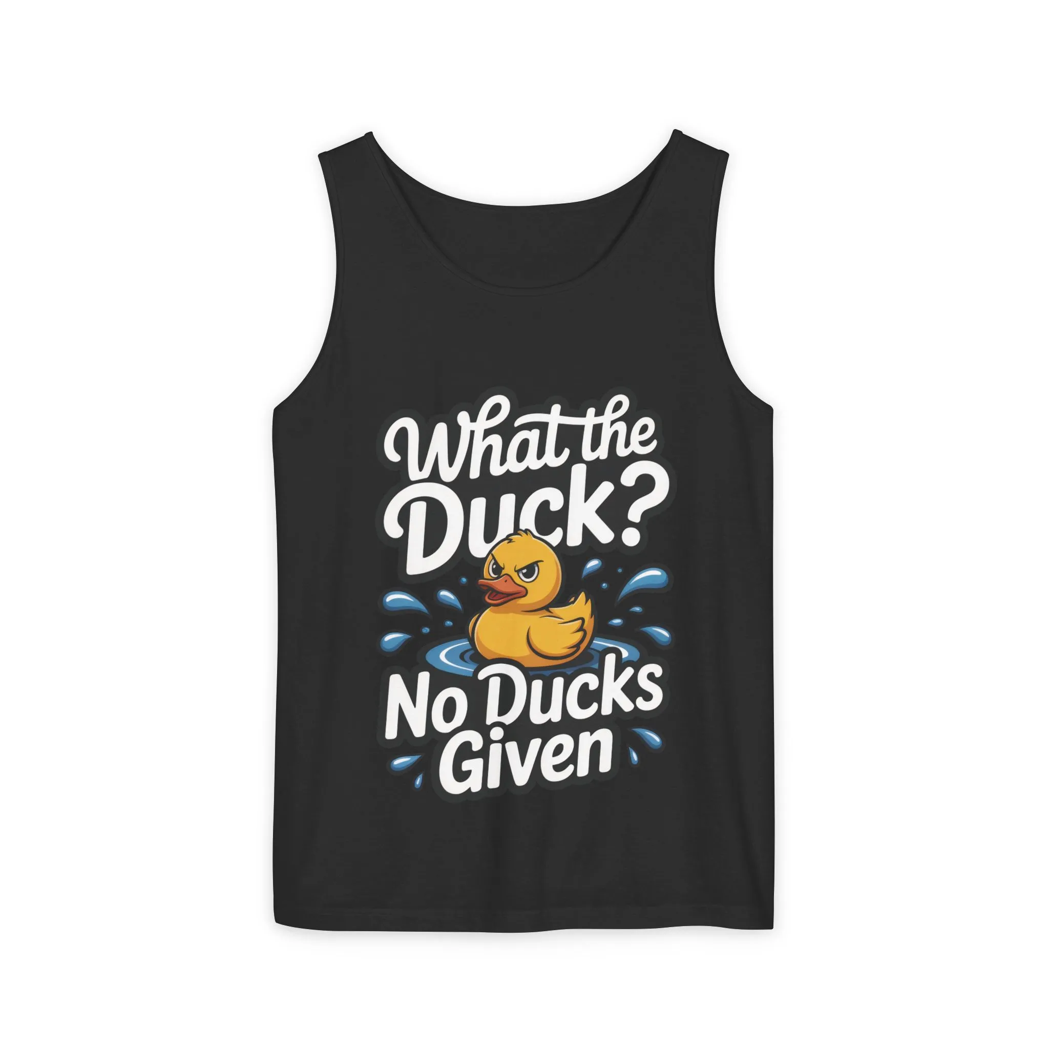 What The Duck Funny Womens Tank Top, No Ducks Given Tee, Sarcastic Duck Tee, Rubber Duck Graphic Tank, Humor Gift For Her,Beach Party Outfit - Image 11
