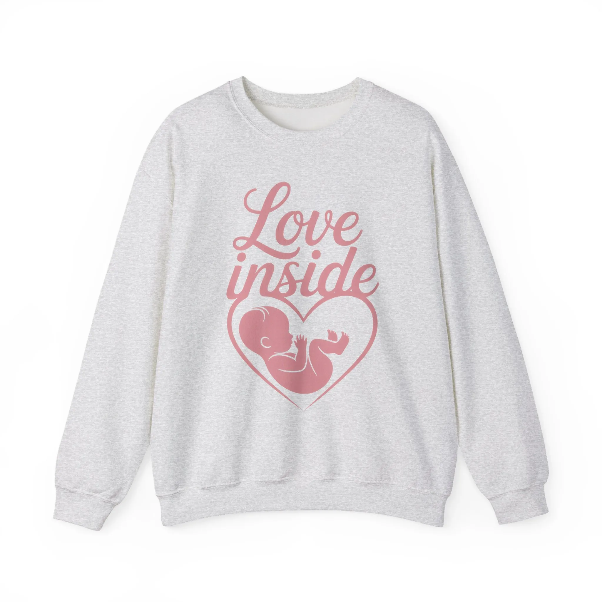 Maternity Sweatshirt, Pregnancy Announcement Tee, Baby Inside Mom To Be Gift, Expecting Mother Gift, Pregnancy Reveal Top, Baby Shower Top - Image 7