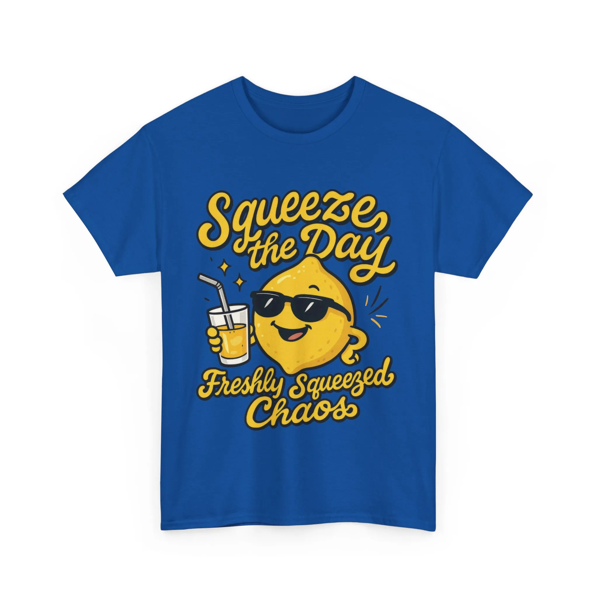 Funny Lemon Shirt for Women - Squeeze The Day Freshly Squeezed Chaos Tee - Cute Positive Citrus Graphic Tee, Fun Summer Tee for Beach Vibes - Image 16