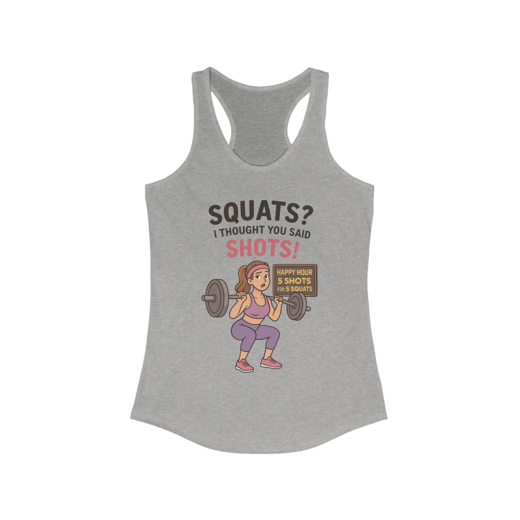 Funny Gym Womens Tank Top, Workout Humor Tee for Fitness Lovers, Gift for Gym Lovers, Activewear, Workout Gear, Gym Workout Shirt - Image 5