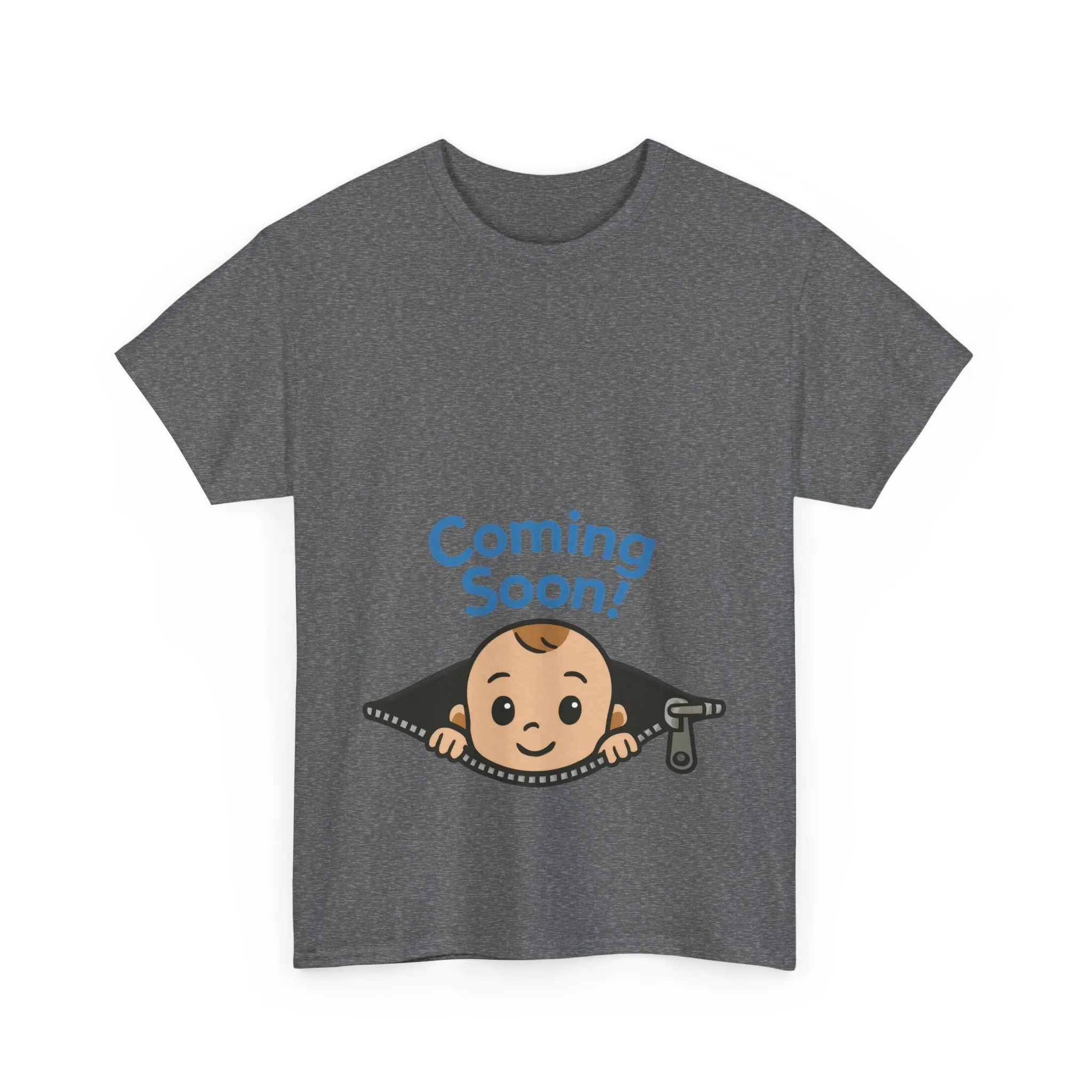 Coming Soon Maternity Tee, Cute Baby Boy Pregnancy Announcement Tee, Funny Expecting Mom Gift, Gender Reveal Tee, Baby Shower Top - Image 13