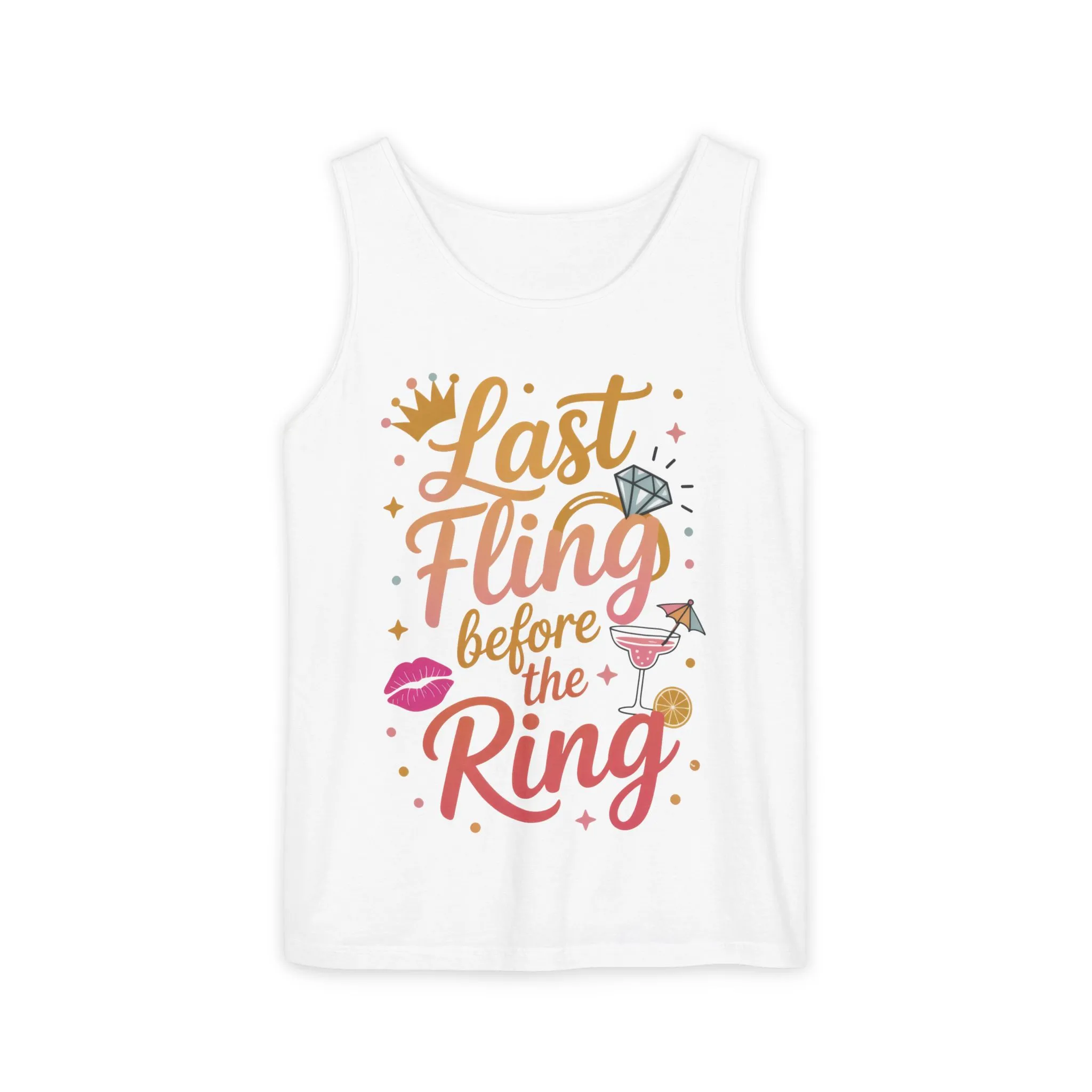 Last Fling Before the Ring T-Shirt, Bachelorette Party Tee, Bridesmaid Wedding Tee, Hen Party Shirts, Bridal Shower, Bridesmaids Gift