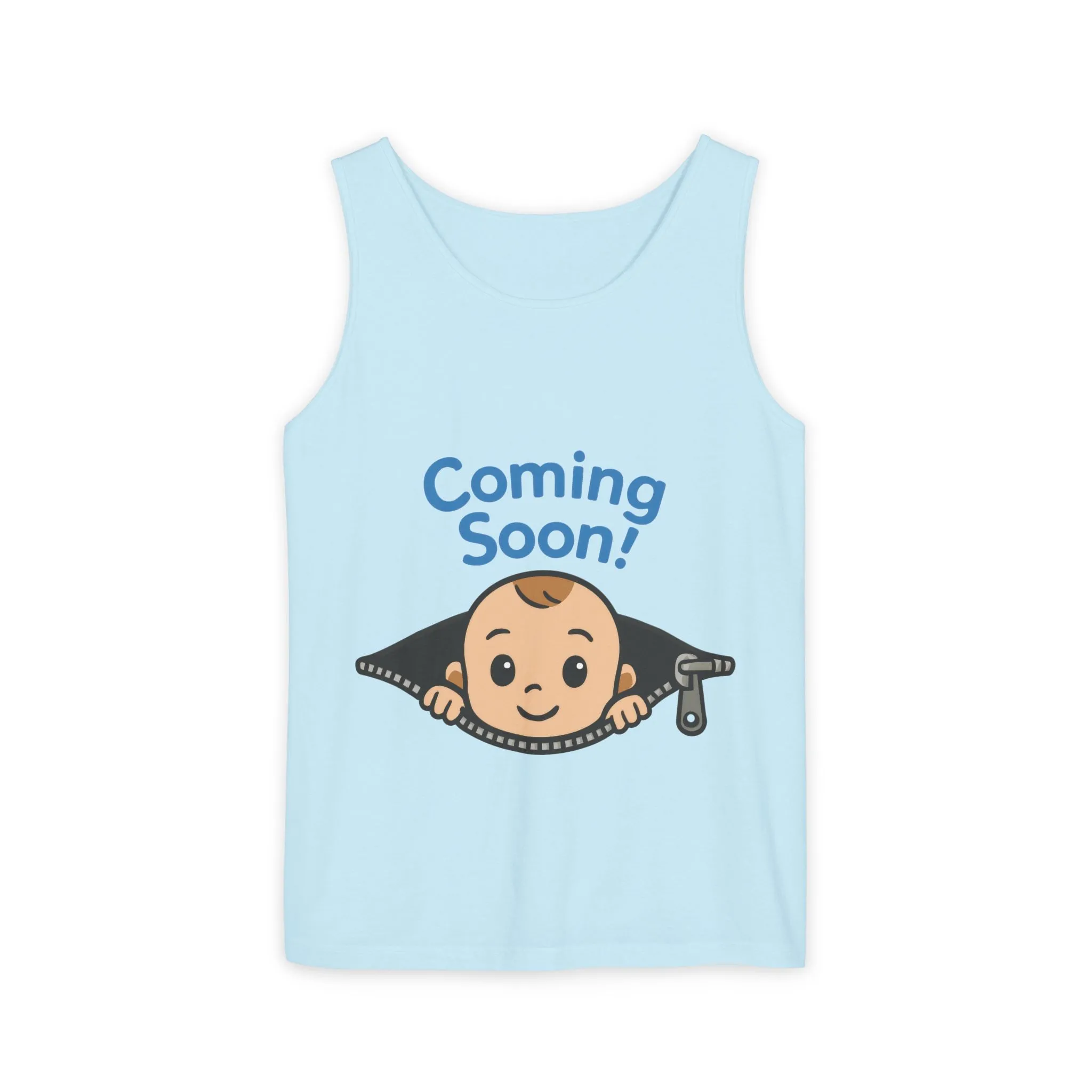 Coming Soon Maternity Tank Top, Cute Baby Boy Pregnancy Announcement Tee, Funny Expecting Mom Gift, Gender Reveal Tee, Baby Shower Top - Image 13