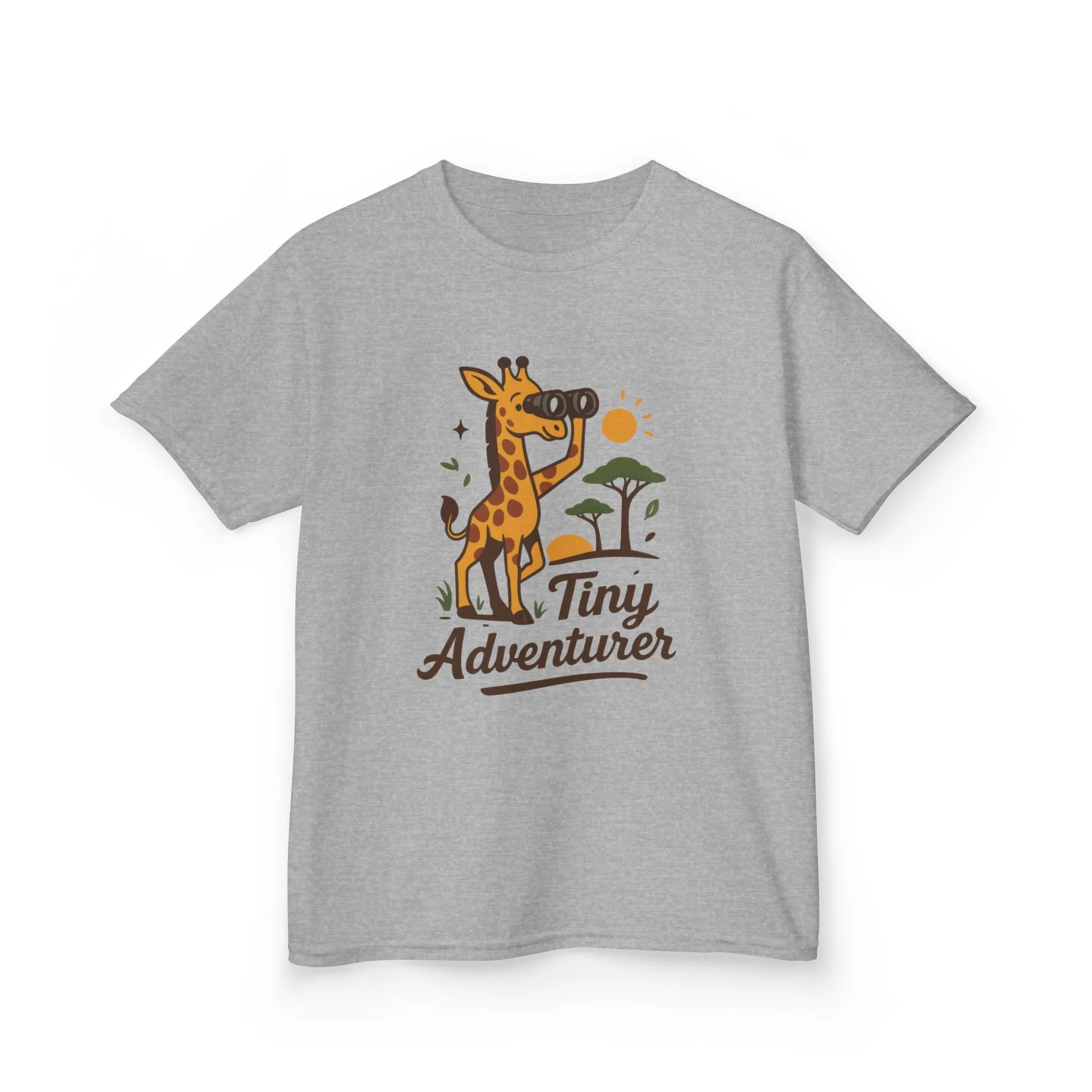 Tiny Adventurer Kids Tee, Giraffe T-Shirt, Children's Nature Shirt, Fun Kids Apparel, Birthday Gift for Boys and Girls - Image 4