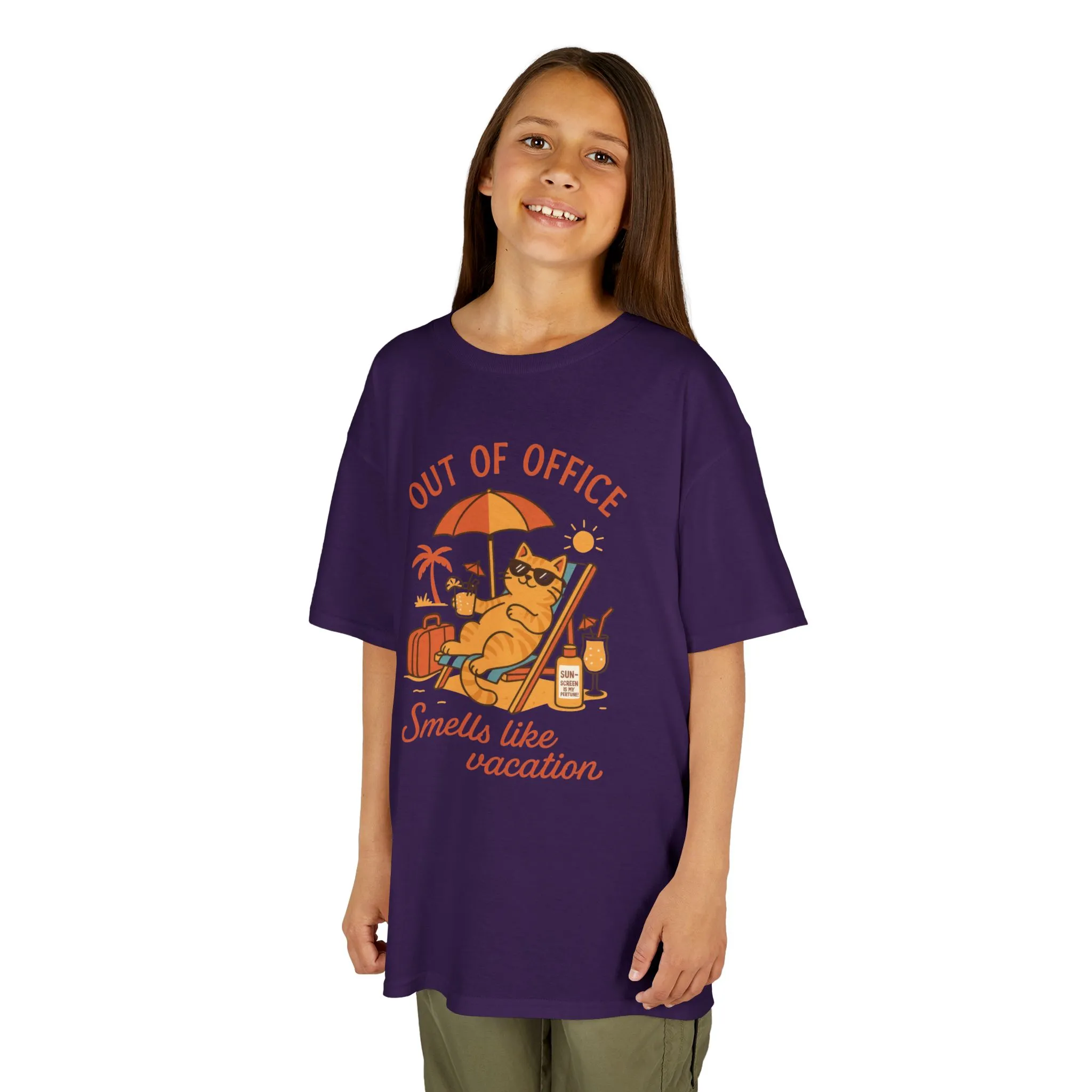 Funny Cat Vacation T-Shirt for Kids, Out of Office Beach Shirt, Summer Holiday Tee, Summer Fun, Beachwear, Travel Tee, Gift for Kids - Image 23