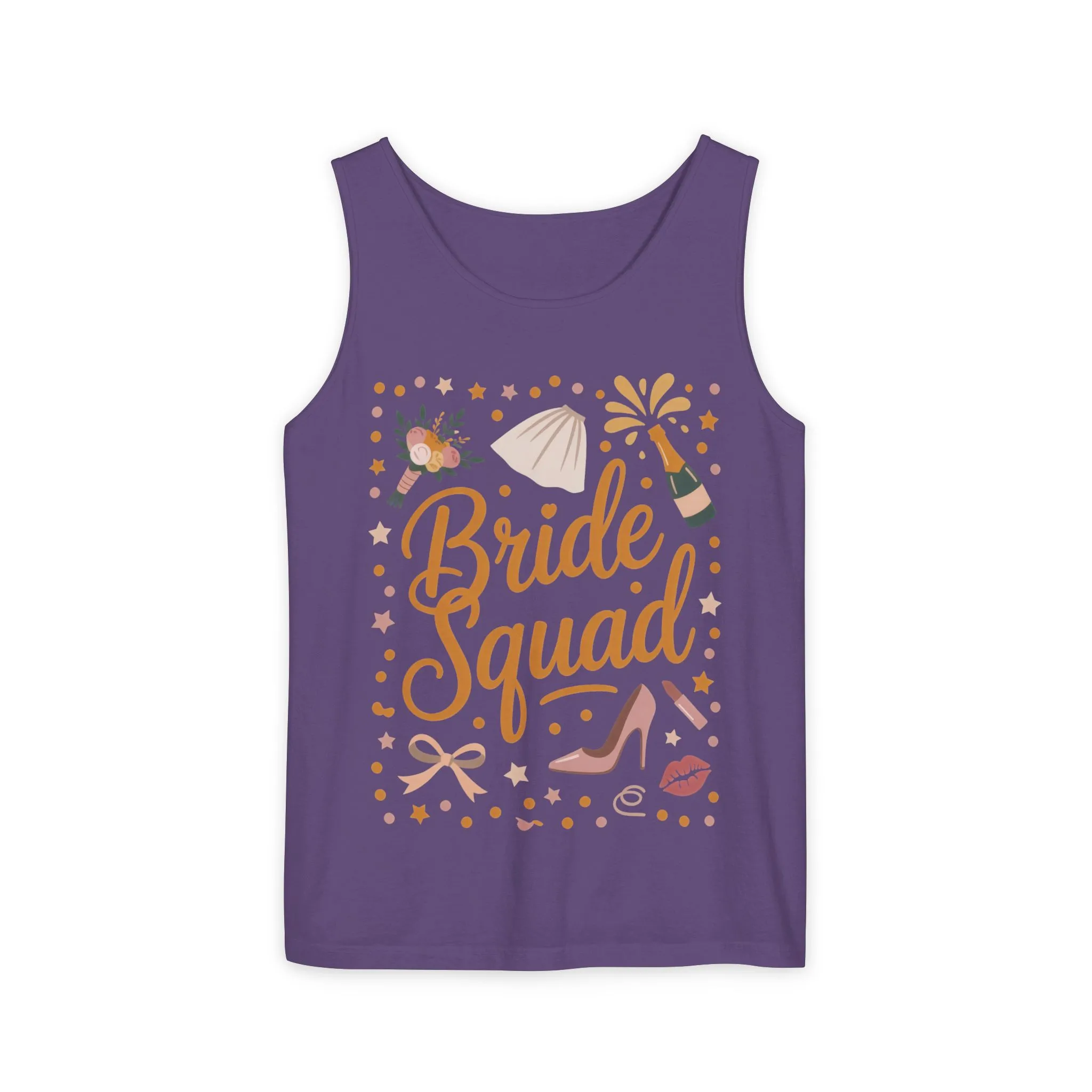 Bride Squad Tank Top, Bachelorette Party T-Shirt, Bridesmaid Wedding Tee, Hen Party Matching Shirts, Bridal Shower, Gift for Bridesmaids
