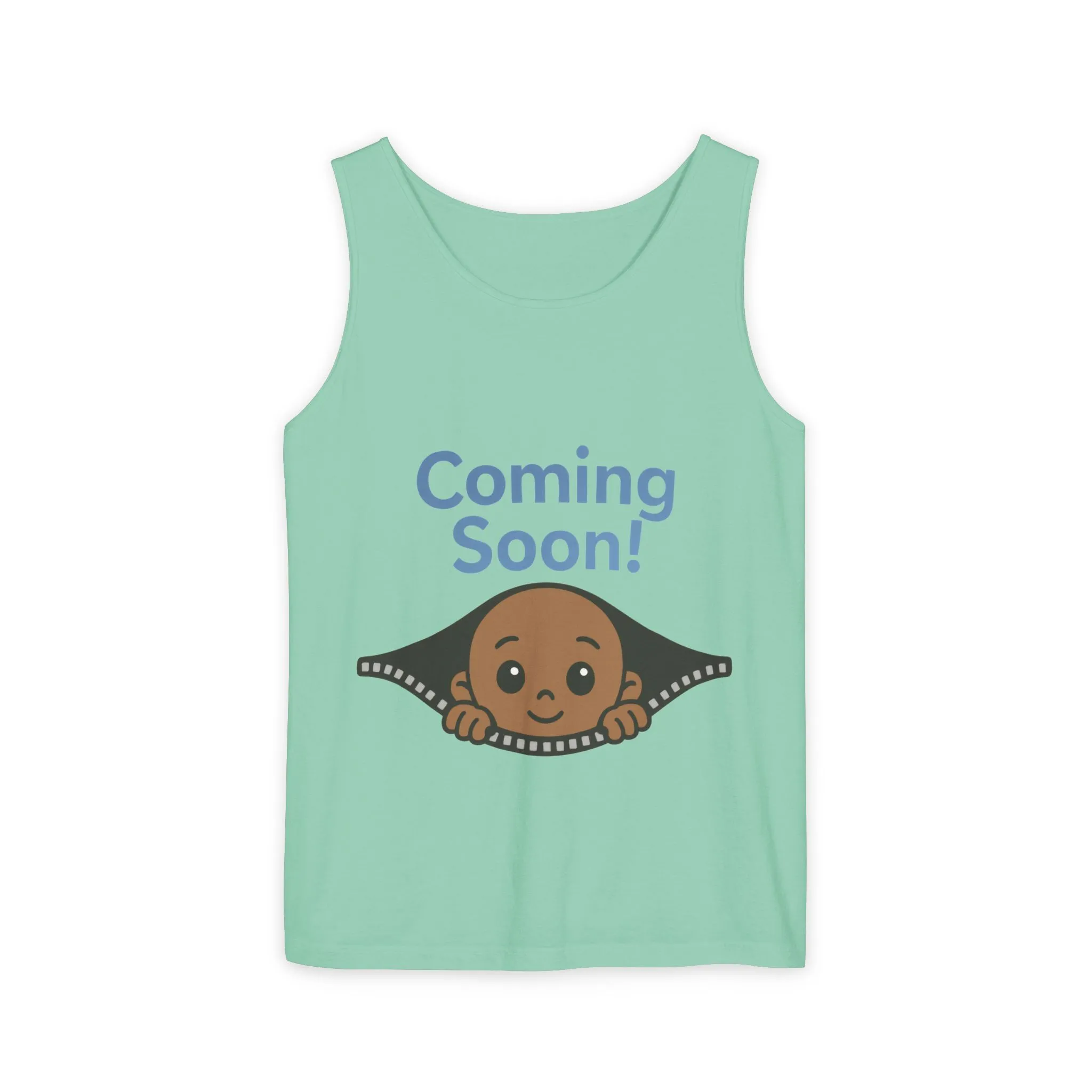 Coming Soon Maternity Tank Top, Cute Baby Boy Pregnancy Announcement Tee, Funny Expecting Mom Gift, Gender Reveal Tee, Baby Shower Top - Image 19
