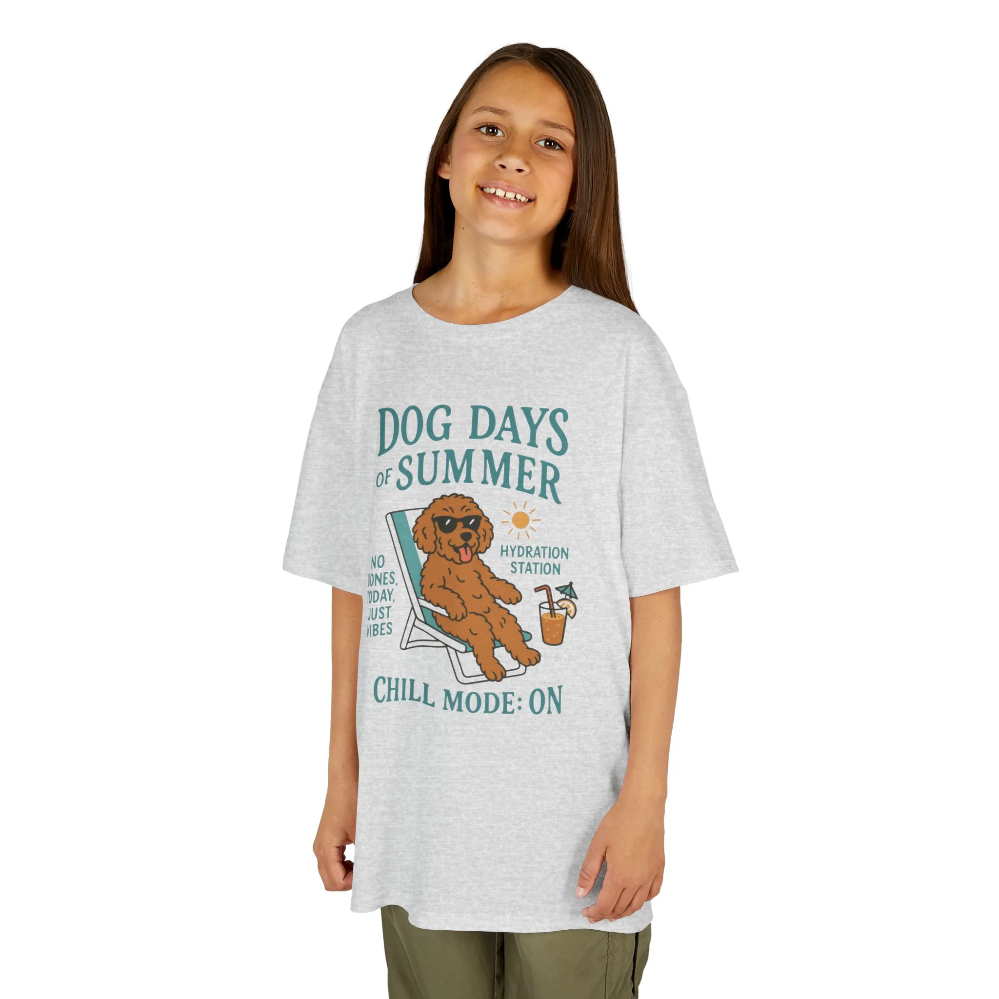 Summer Chill Kids Tee, Fun Playful T-Shirt for Boys & Girls, Perfect for Summer Days, Beach Outings, Gifts, Casual Wear - Image 8
