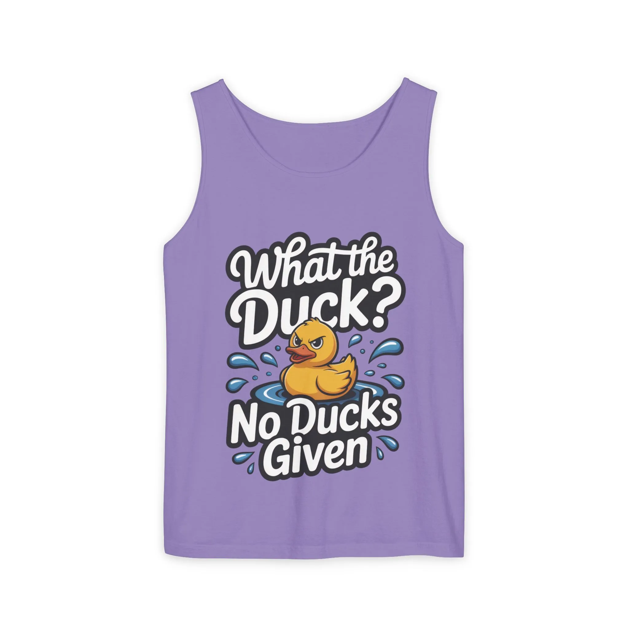 What The Duck Funny Womens Tank Top, No Ducks Given Tee, Sarcastic Duck Tee, Rubber Duck Graphic Tank, Humor Gift For Her,Beach Party Outfit - Image 13