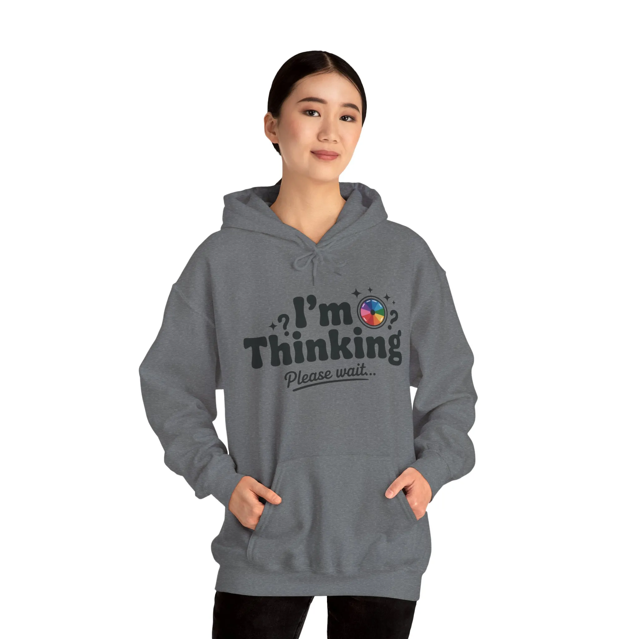 Playful Thinking Womens Hooded Sweatshirt, Womens Hoodie, Brainstorming Buddy, Thoughtful Gift, Cute Geeky Gift for Introverts, Programmers - Image 11