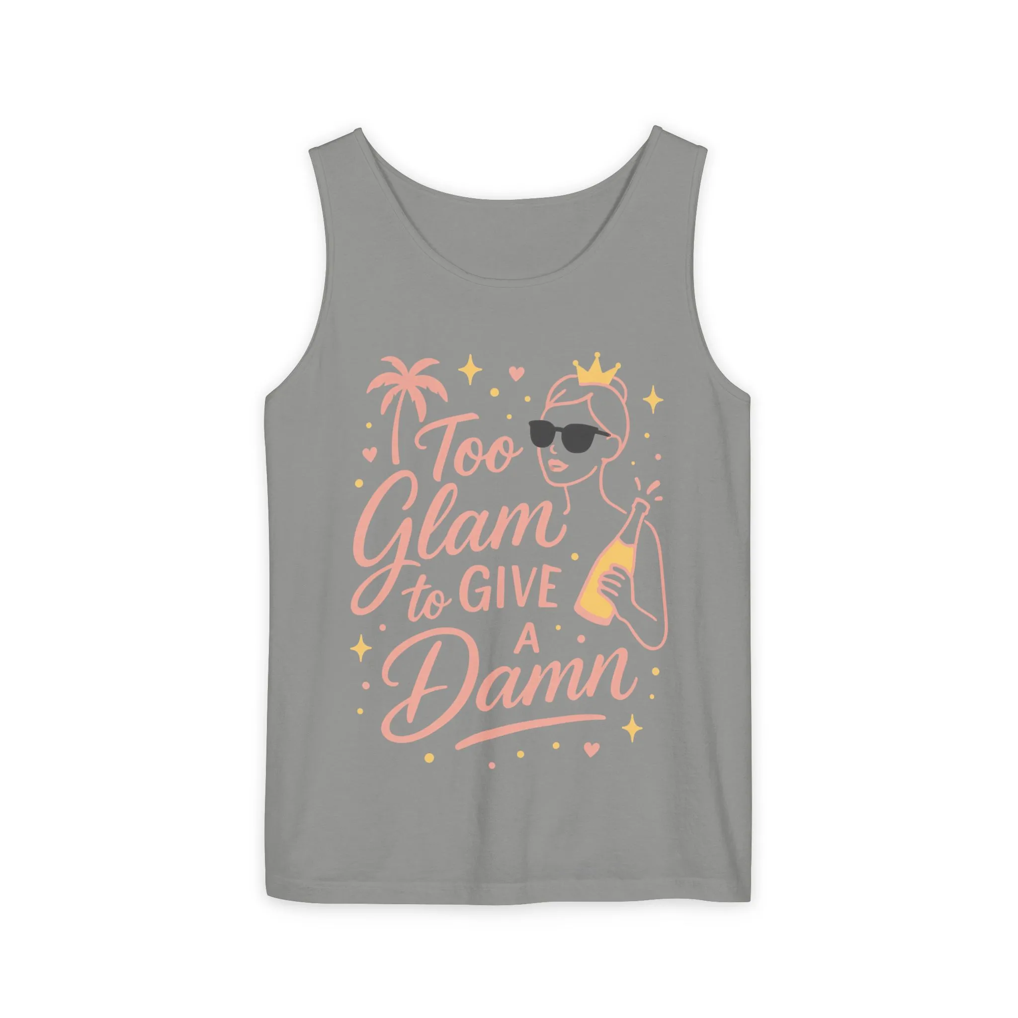Too Glam to Give a Damn Bridal Party Tank Top, Bachelorette Party Tee, Bridesmaid Wedding Tee, Hen Party Top, Bridal Shower,Bridesmaids Gift - Image 9
