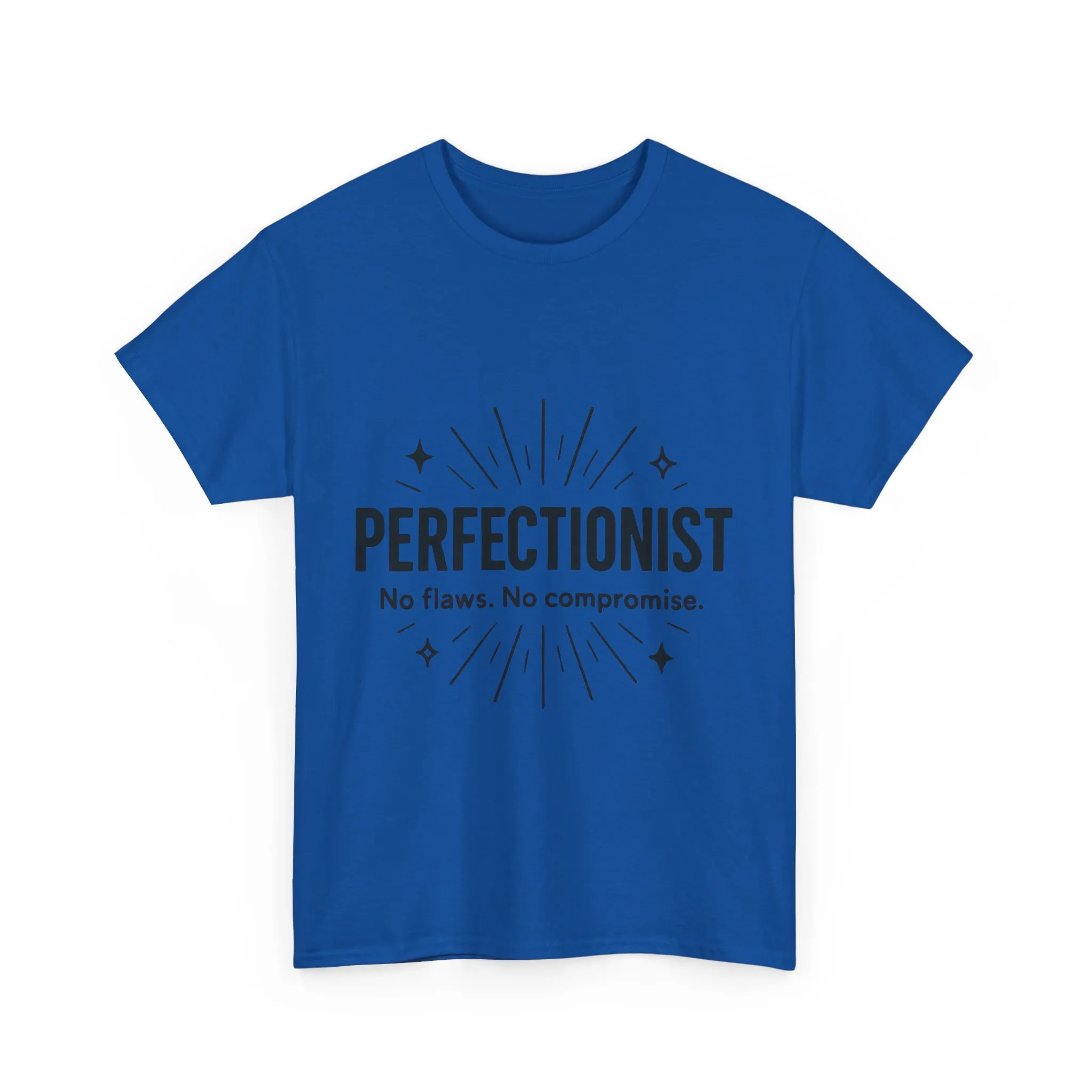 Mens Perfectionist T-Shirt, No Flaws No Compromise, Minimal Bold Graphic Tee, Gift for OCD, Clean Freak, or Detail-Oriented Men - Image 25