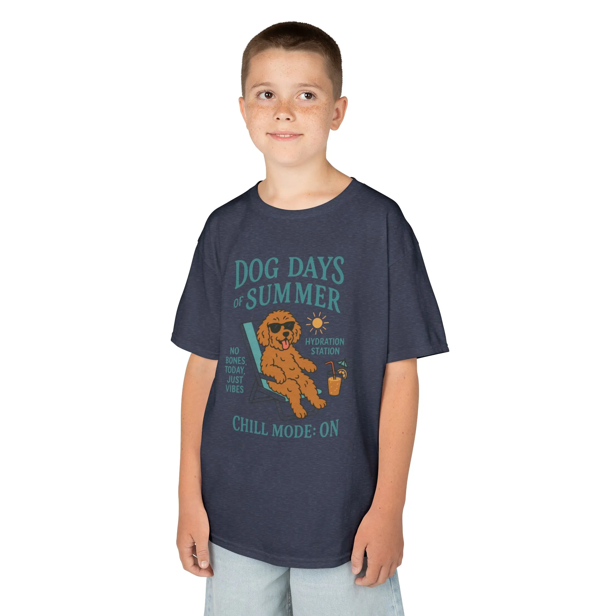 Summer Chill Kids Tee, Fun Playful T-Shirt for Boys & Girls, Perfect for Summer Days, Beach Outings, Gifts, Casual Wear - Image 3