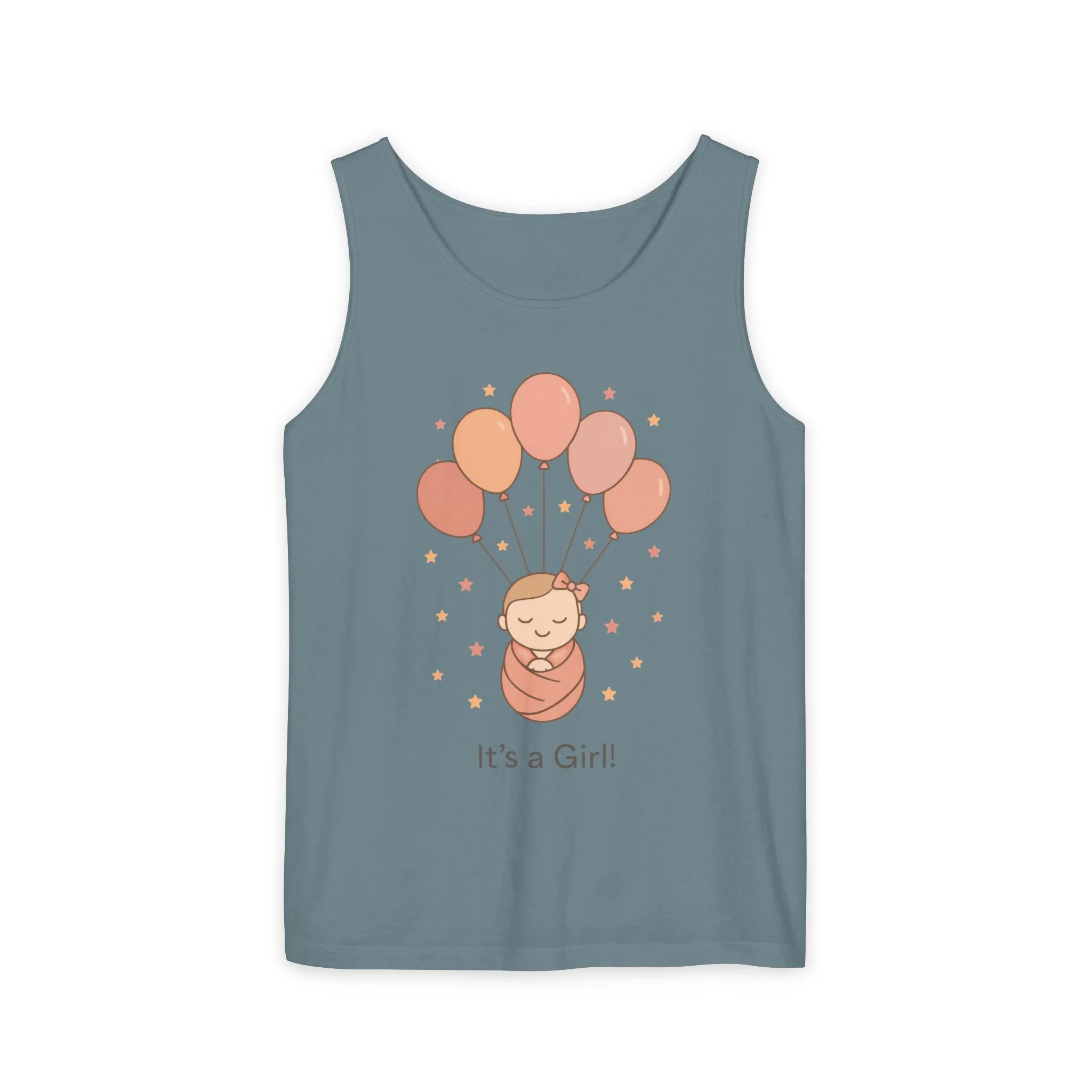 It's a Girl! Baby Shower Tank Top, Baby Girl Pregnancy Announcement Shirt, Gender Reveal Mom To Be Gift, Expecting Baby Shower Top - Image 13