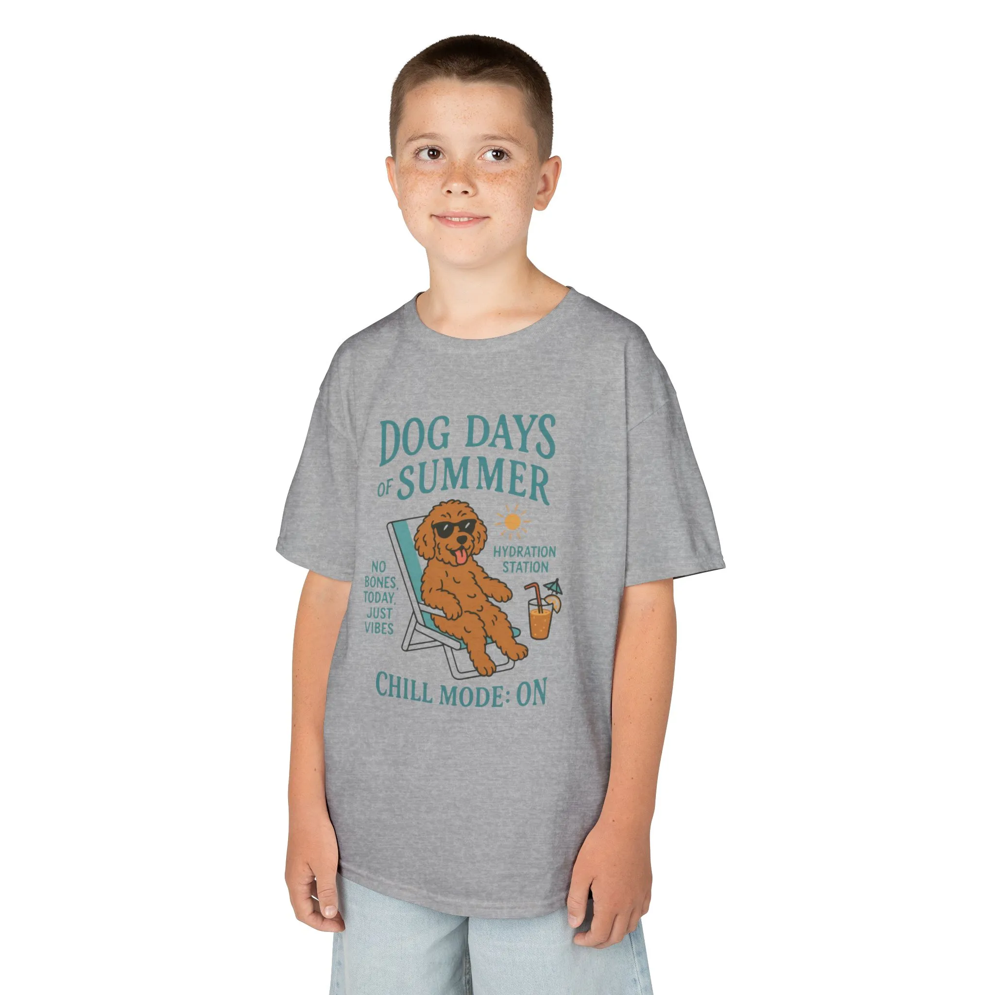 Summer Chill Kids Tee, Fun Playful T-Shirt for Boys & Girls, Perfect for Summer Days, Beach Outings, Gifts, Casual Wear - Image 12