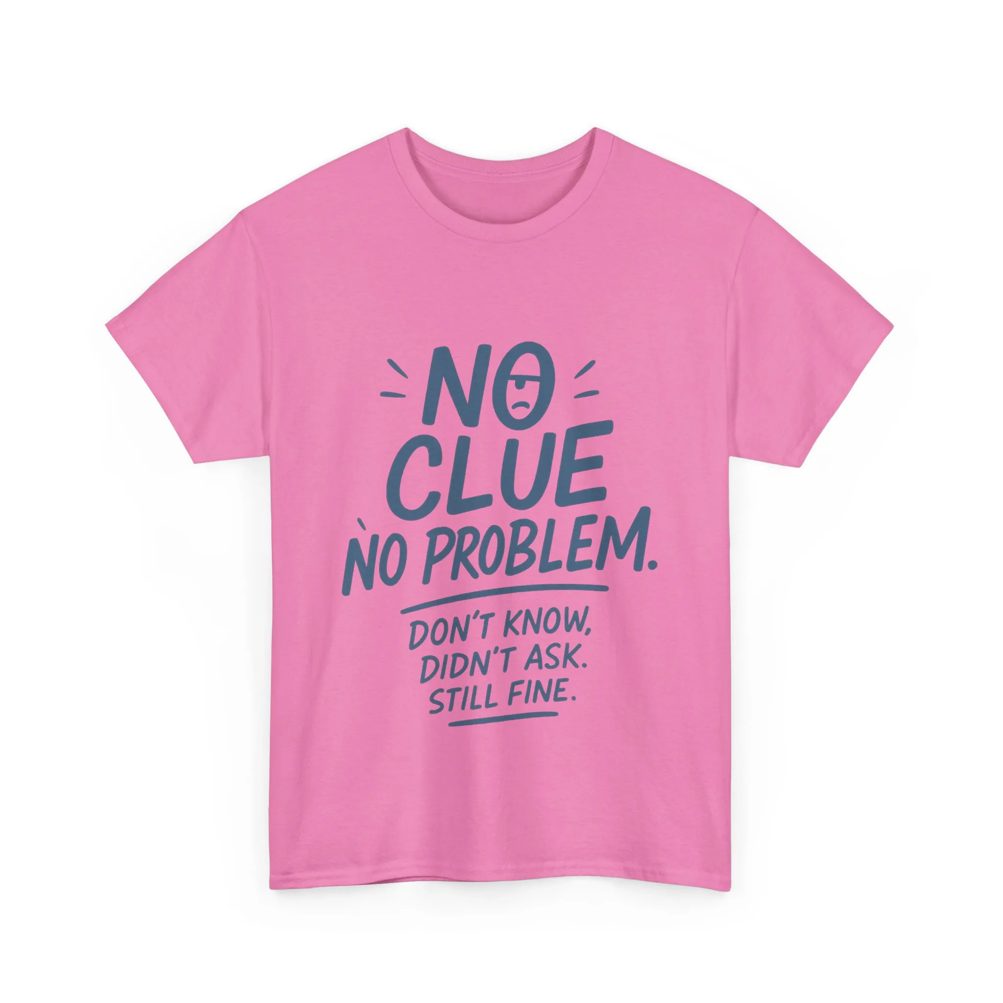 Funny No Clue Womens T-Shirt, No Problem Quote Shirt, Dont Know Didnt Ask Graphic Tee, Relaxed Fit Gift for Her, Humorous Tee - Image 28