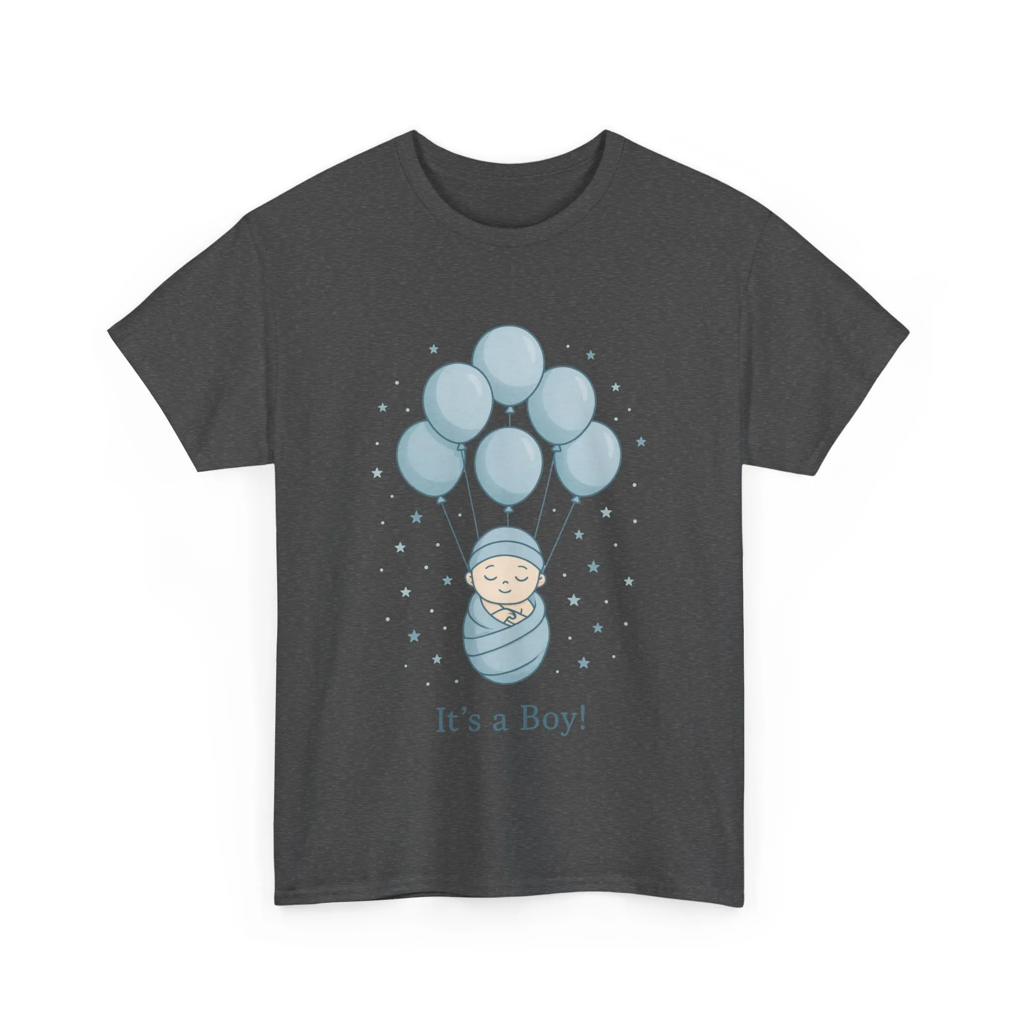 Its a Boy Maternity T-Shirt, Baby Boy Pregnancy Announcement Shirt, Gender Reveal Mom To Be Gift, Expecting Baby Shower Tee - Image 7