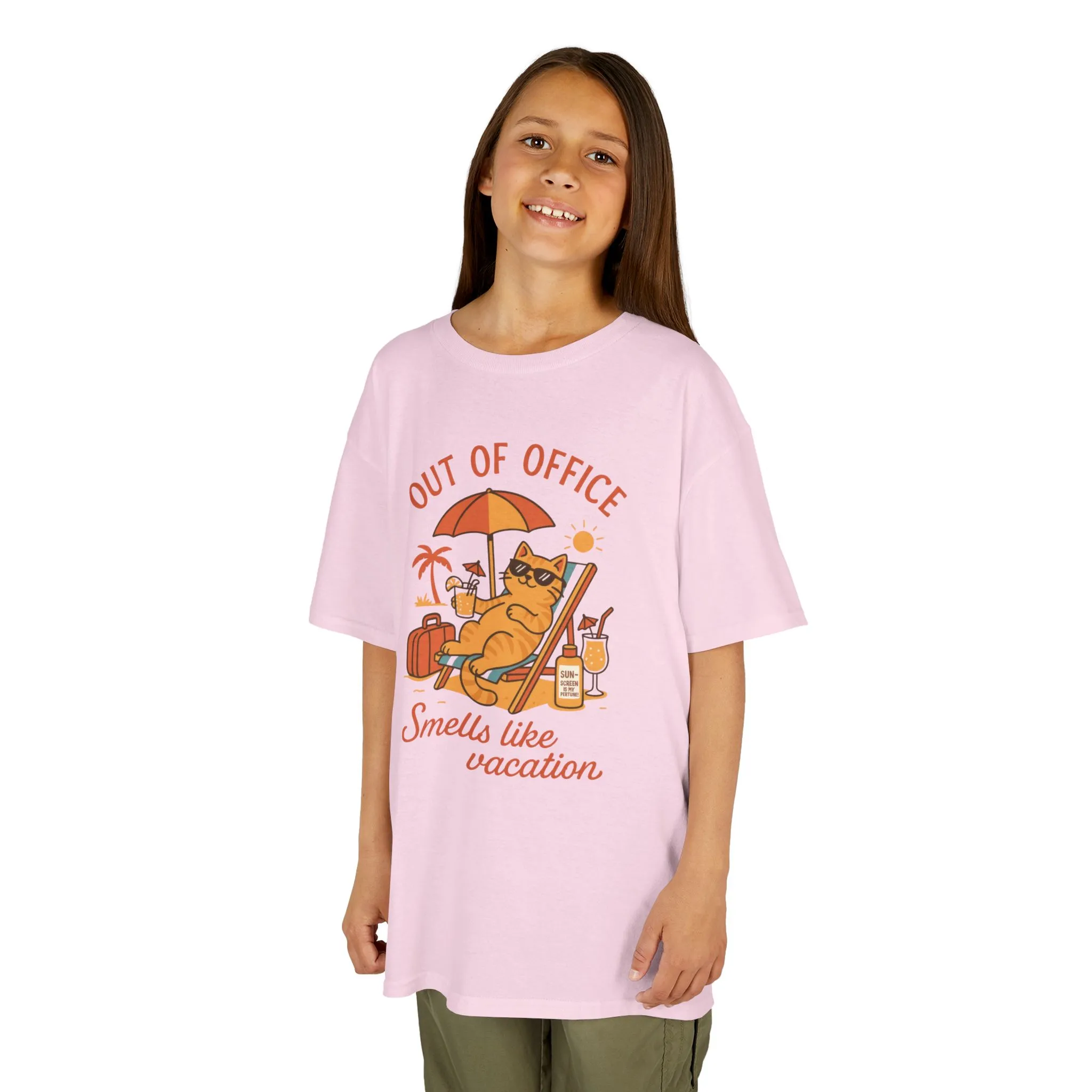 Funny Cat Vacation T-Shirt for Kids, Out of Office Beach Shirt, Summer Holiday Tee, Summer Fun, Beachwear, Travel Tee, Gift for Kids - Image 26