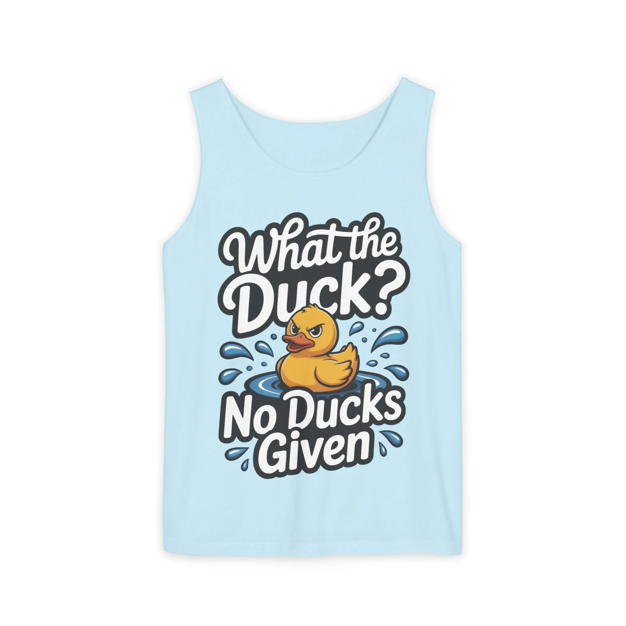 Funny Duck Tank Top for Summer - No Ducks Given Tee - What The Duck Mens T-Shirt - Sarcastic Rubber Duck Graphic, Humor Gift For Him - Image 12