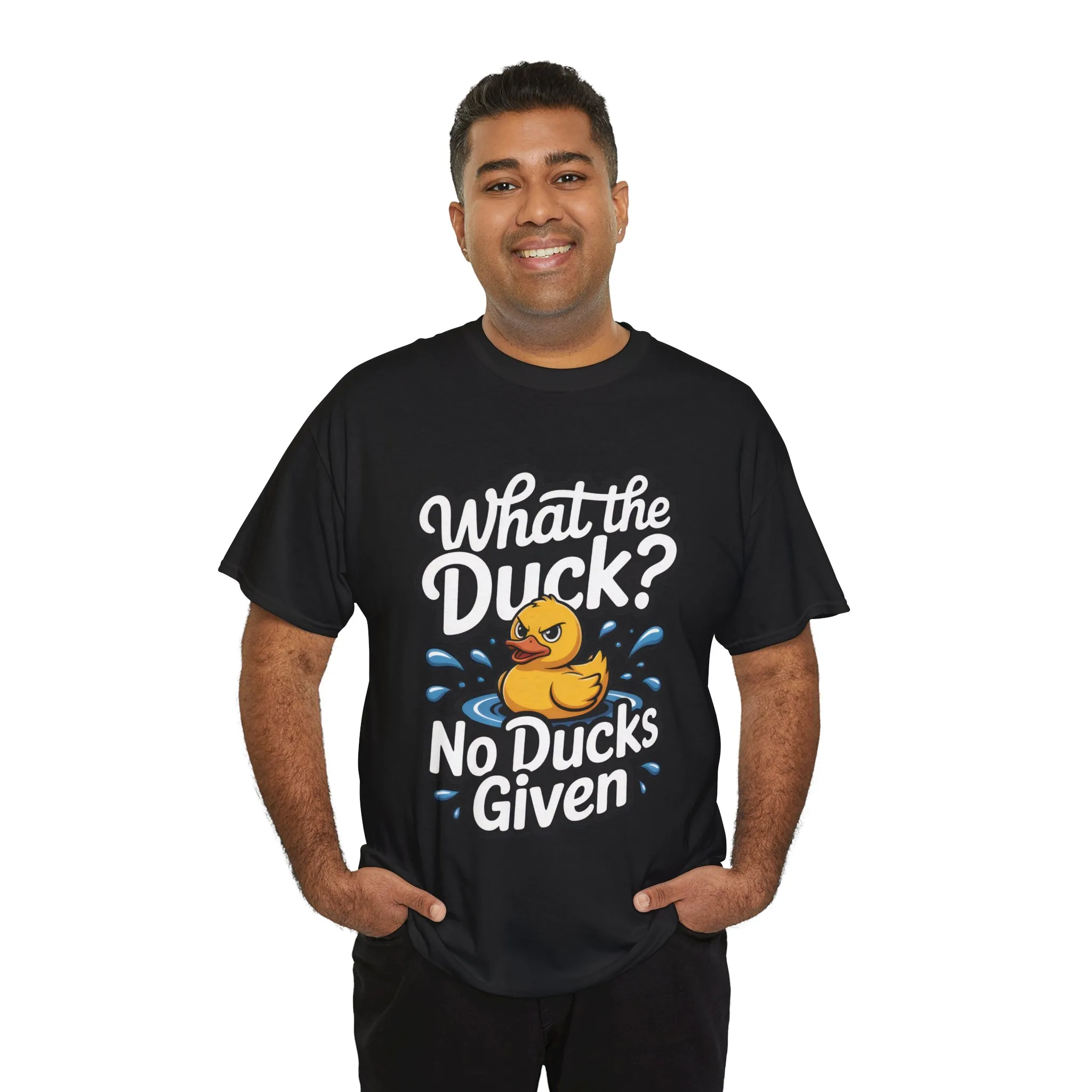 Funny Duck Shirt - No Ducks Given Tee - What The Duck Mens T-Shirt - Sarcastic Rubber Duck Graphic - Humor Gift For Him - Image 3