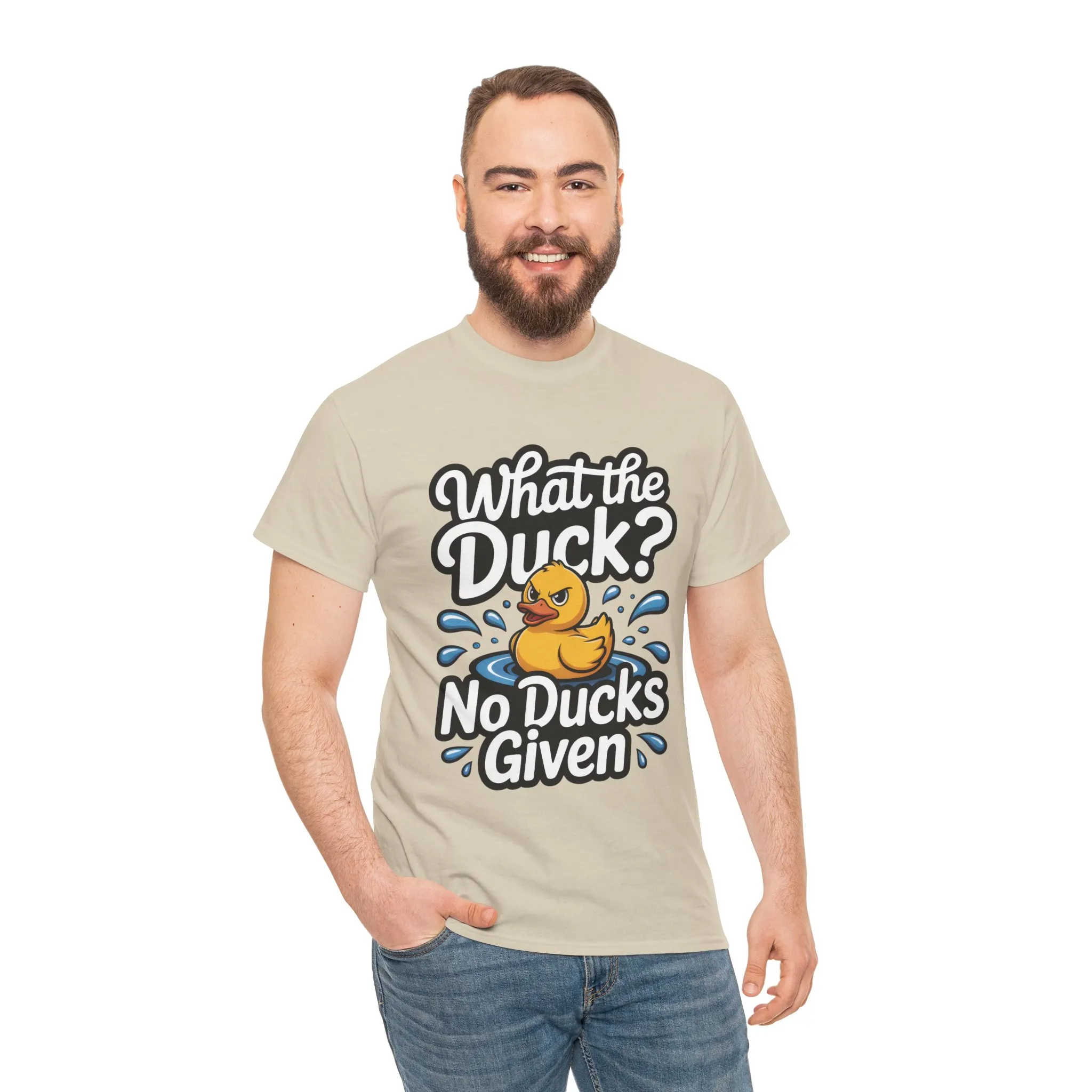 Funny Duck Shirt - No Ducks Given Tee - What The Duck Mens T-Shirt - Sarcastic Rubber Duck Graphic - Humor Gift For Him - Image 5