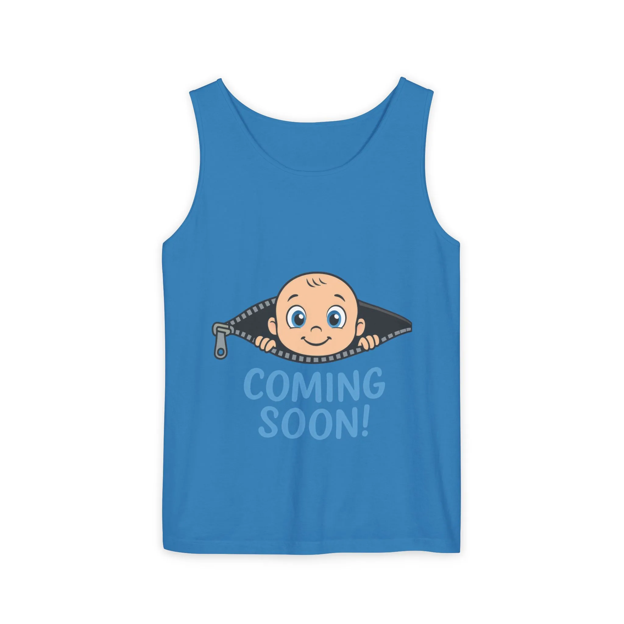 Coming Soon Maternity Tank Top, Cute Baby Boy Pregnancy Announcement Tee, Funny Expecting Mom Gift, Gender Reveal Tee, Baby Shower Top - Image 29