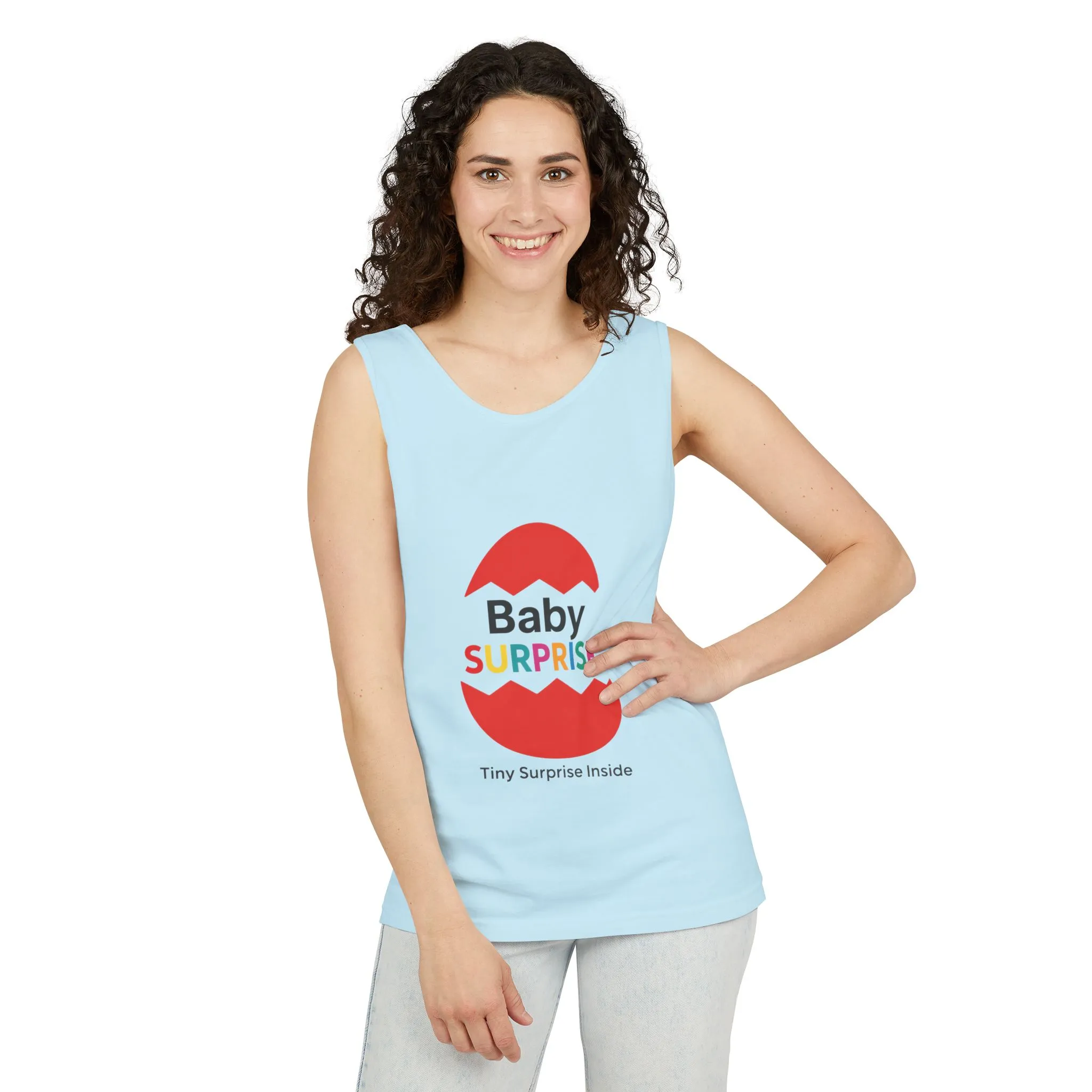 Baby Surprise Maternity Tank Top, Pregnancy Announcement Tank, Mom To Be Gift, Expecting Baby Reveal Top, Baby Shower Gift,Gender Reveal Tee - Image 12