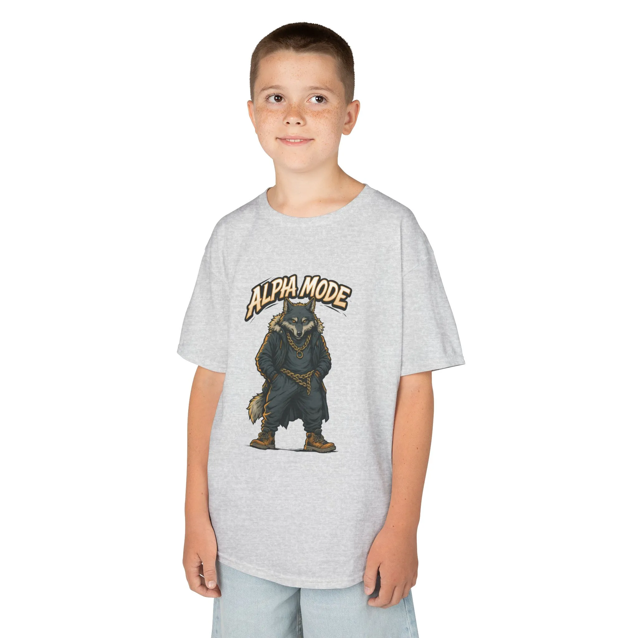 Alpha Mode Teen Wolf Shirt, Cool Youth Graphic Tee, Hip Hop Savage Wolf Tee, Graphic Kids Tee, Alpha Teen Streetwear, Wolf Gift for Teens - Image 9