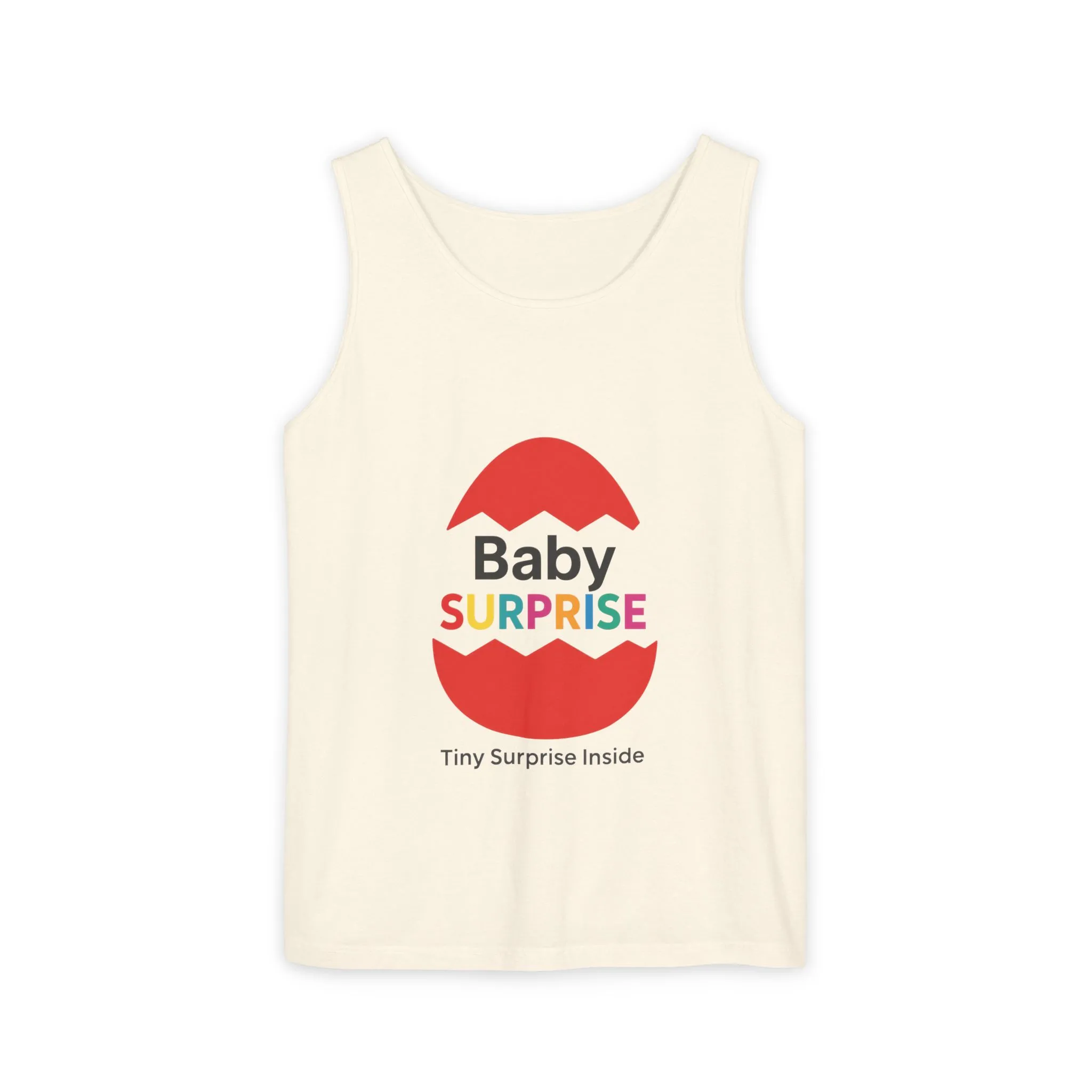 Baby Surprise Maternity Tank Top, Pregnancy Announcement Tank, Mom To Be Gift, Expecting Baby Reveal Top, Baby Shower Gift,Gender Reveal Tee